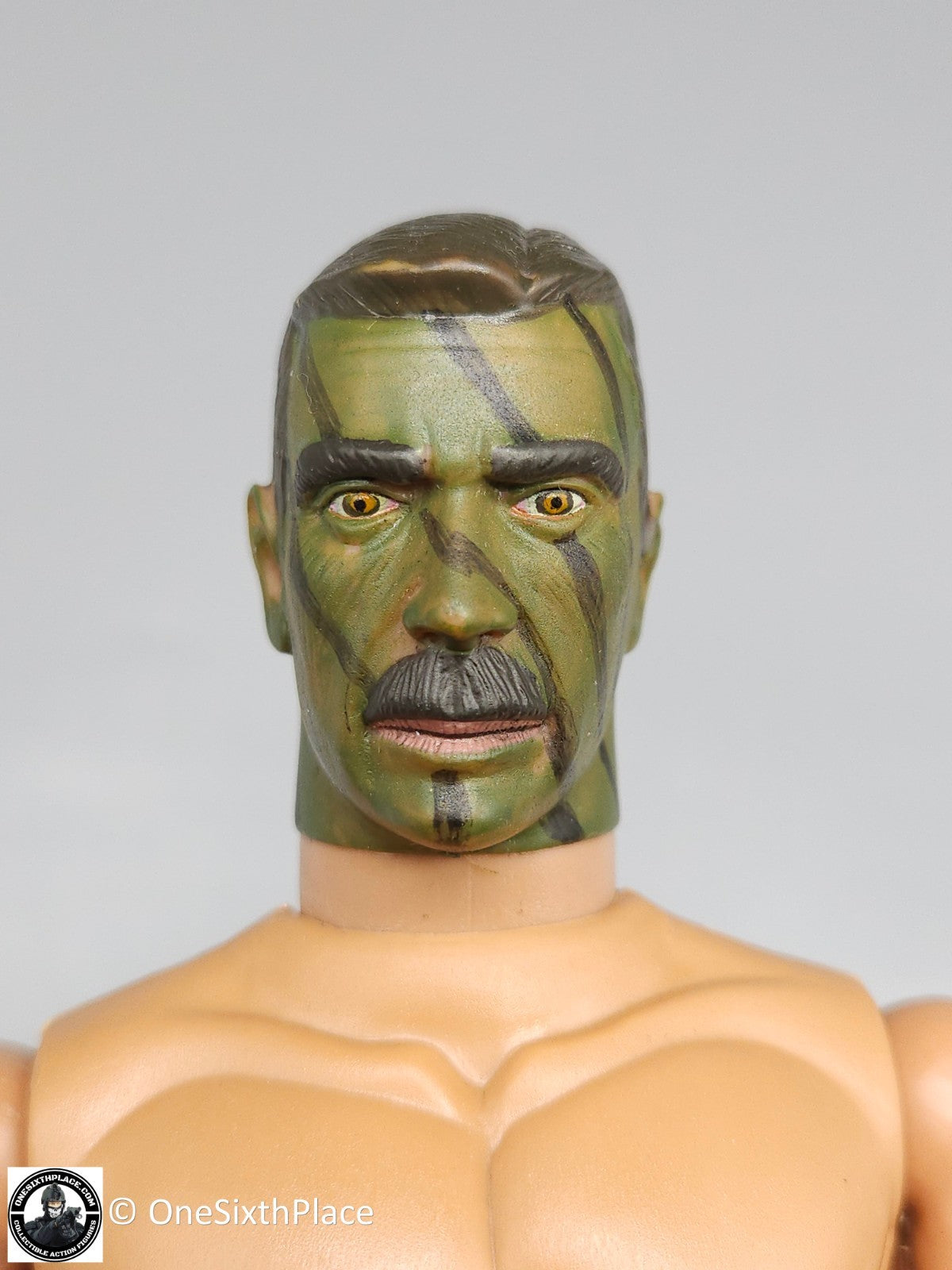 1:6 Ultimate Soldier Male Body w/ Camo Face Head & Gloves for 12" Figures