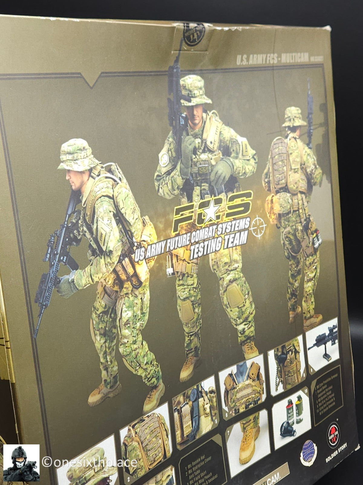 1:6 scale Soldier Story US Army FCS Testing Team Multicam Version 12" Figure