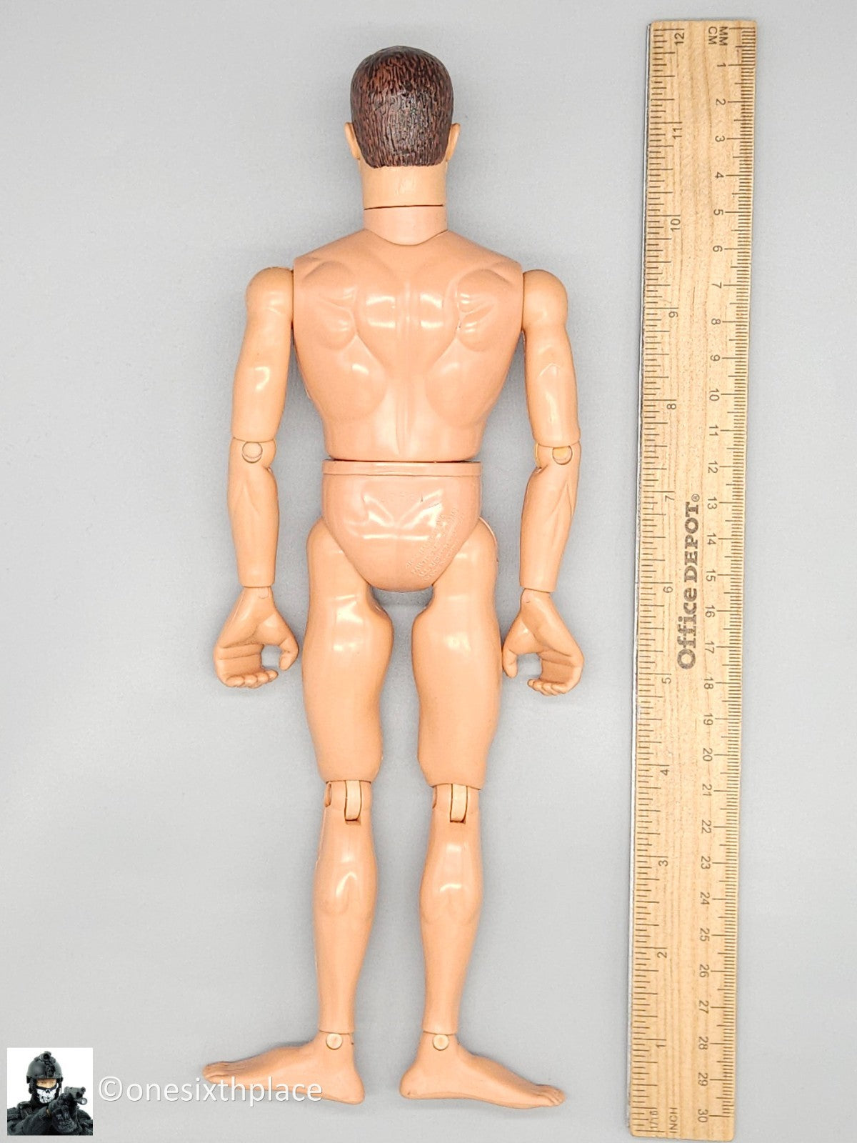 1:6 scale Hasbro GI Joe Teddy Roosevelt Rough Riders Male Nude Body 12" Figure