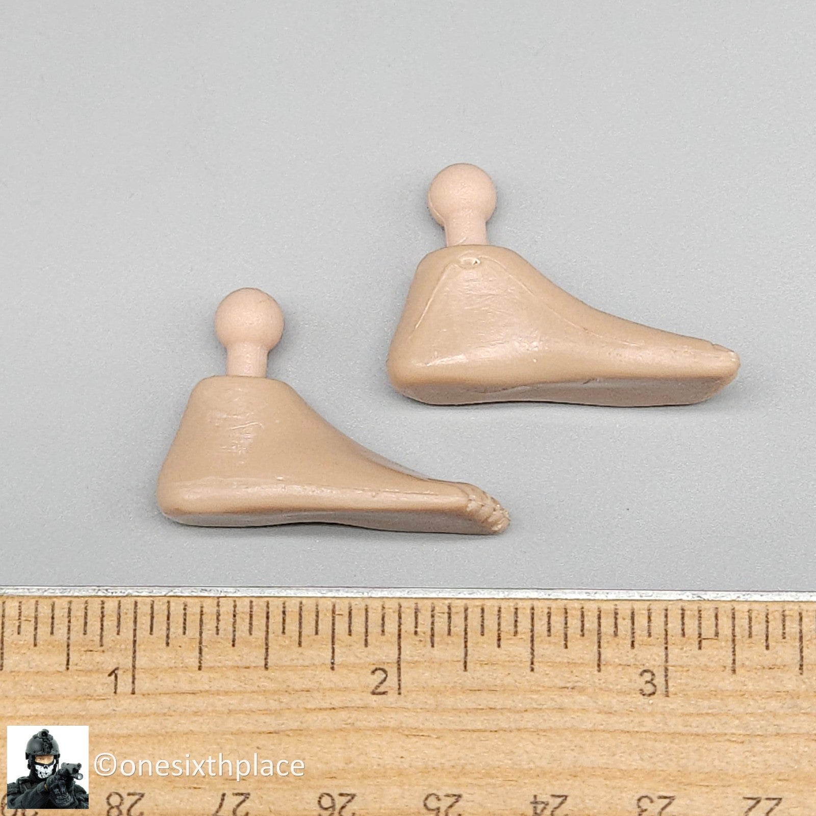 1:6 scale Very Cool Western Beauty Female Flat Heel Feet for 12" Figures
