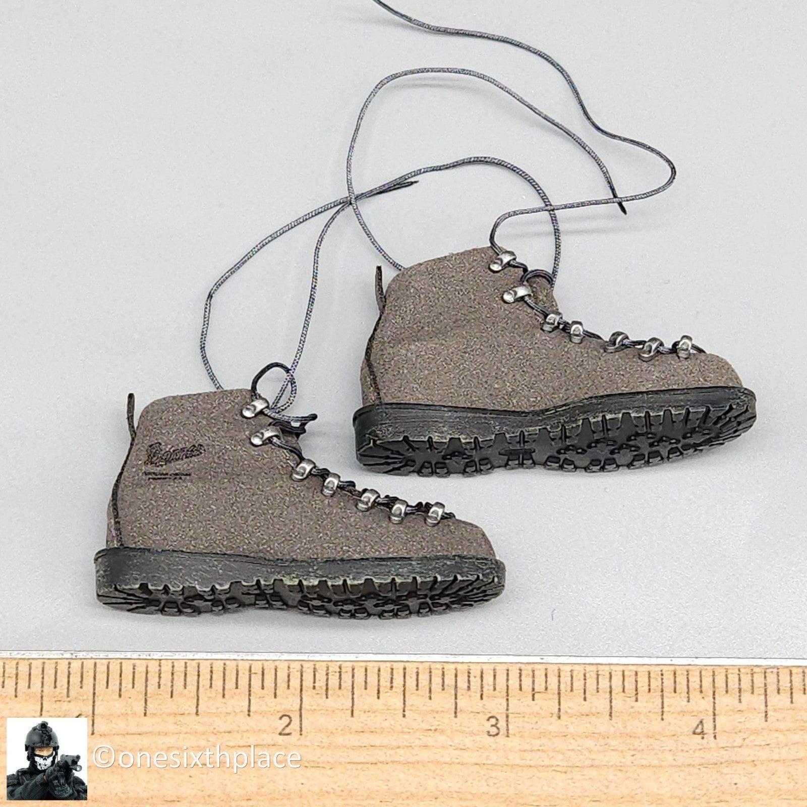 1:6 scale Easy & Simple Coalition Forces SAS Special Gray Boots for 12" Figures