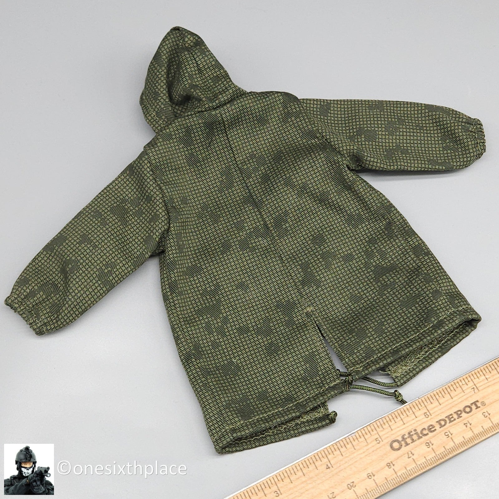 1:6 scale Hasbro GI Joe Desert Night Camo Parka Jacket for 12" Figures