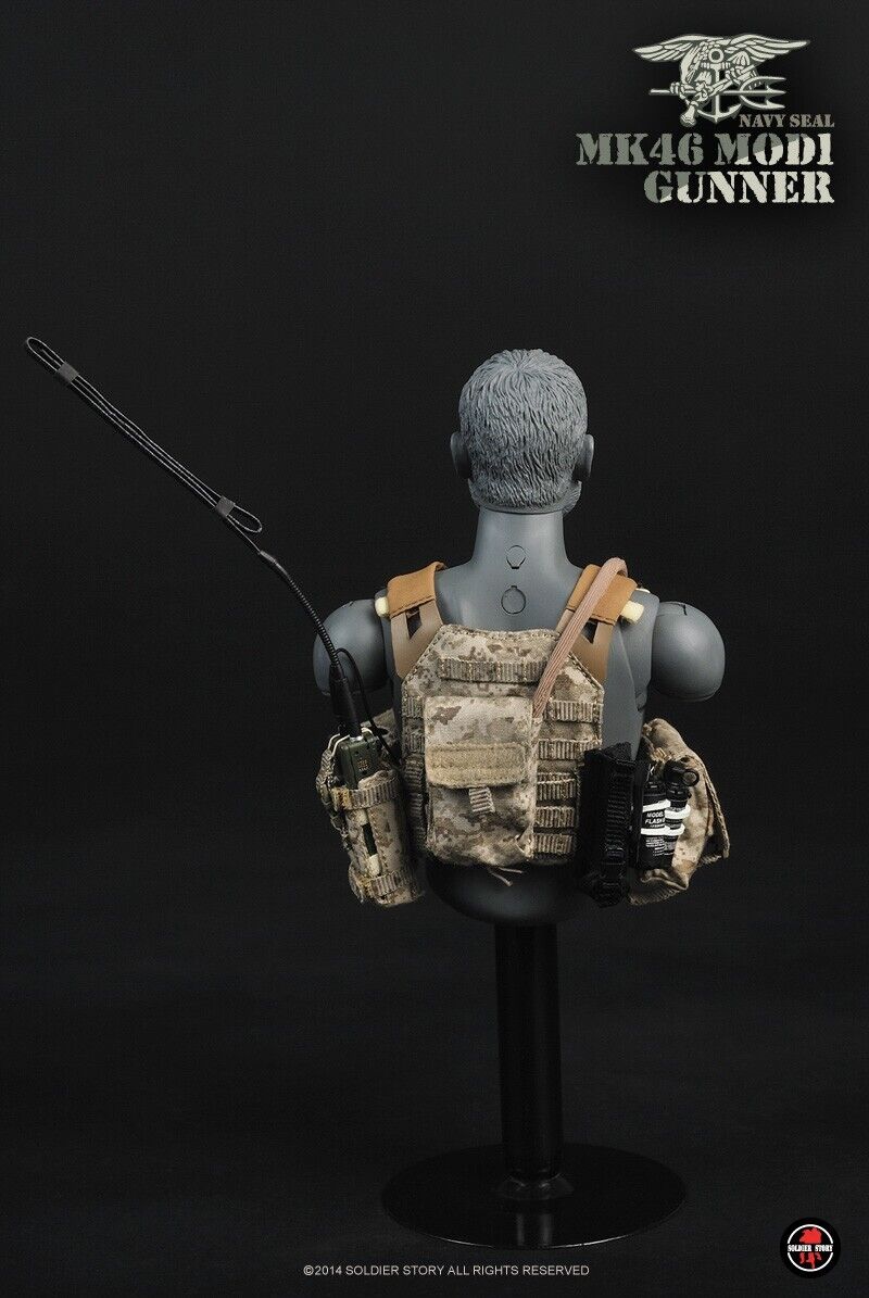 1:6 Soldier Story AOR1 Camo Medium Hydration Utility Pouch for 12" Figures