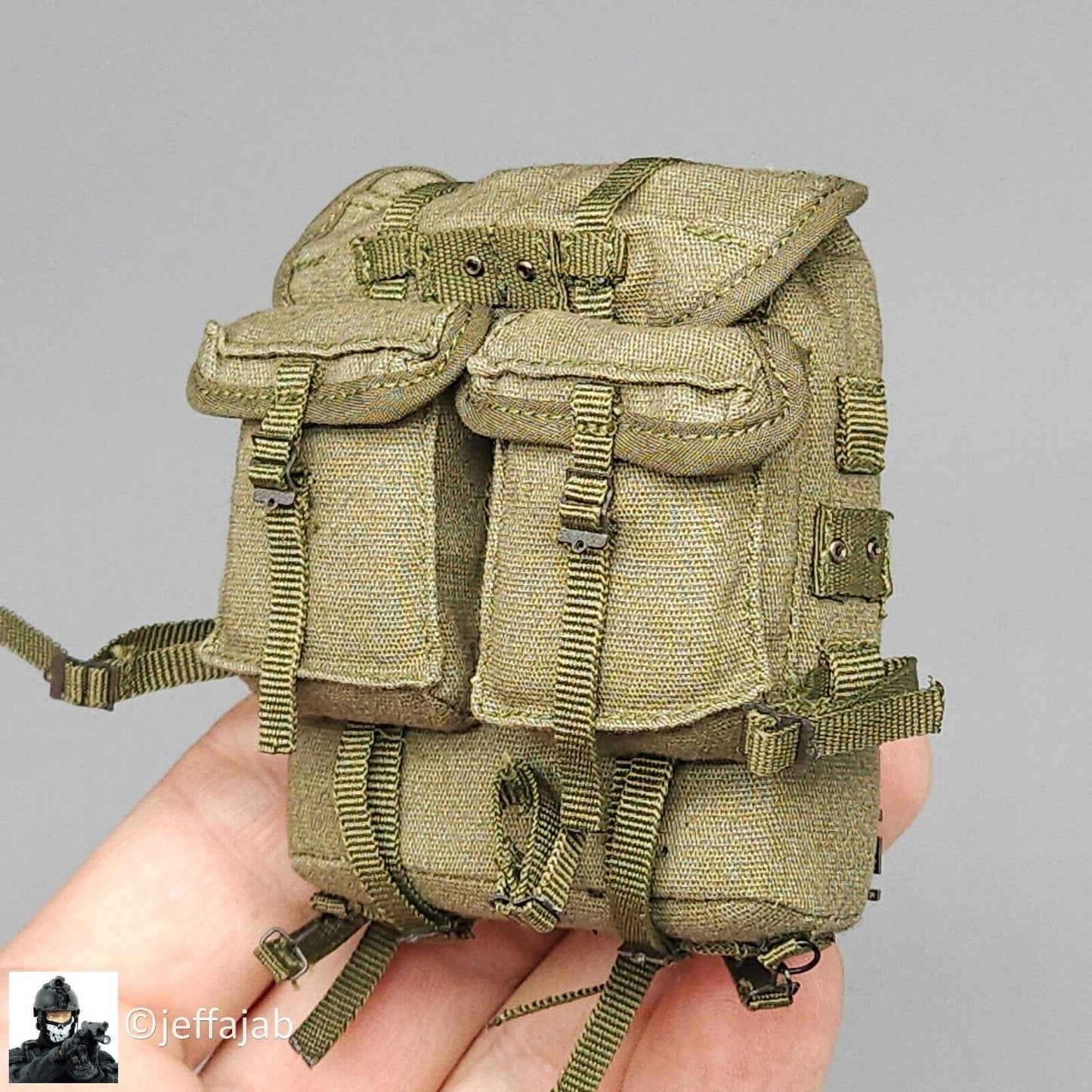 1:6 Ujindou Vietnam 173rd Airborne LRRP ARVN Rucksack Backpack for 12" Figures
