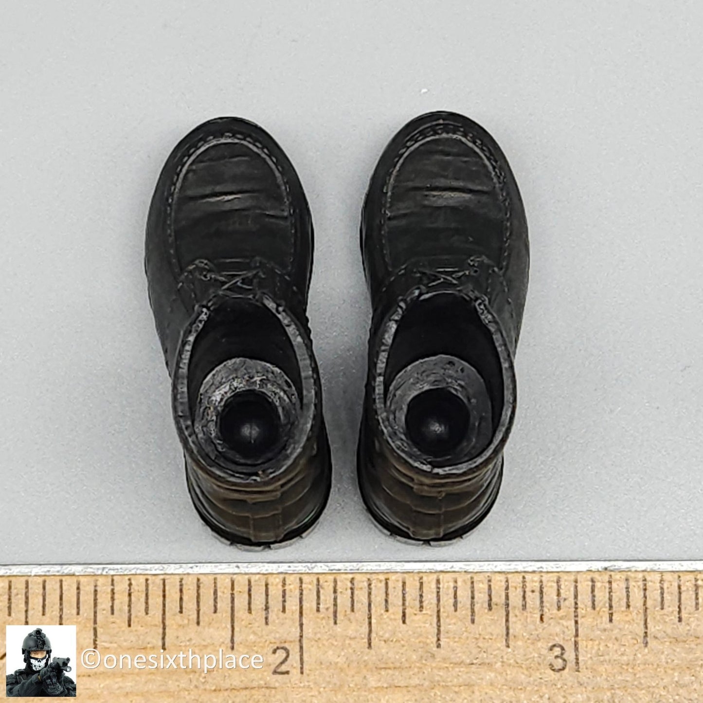 1:6 scale Soldier Story PUBG Battlegrounds Female Black Boots (Peg Type)