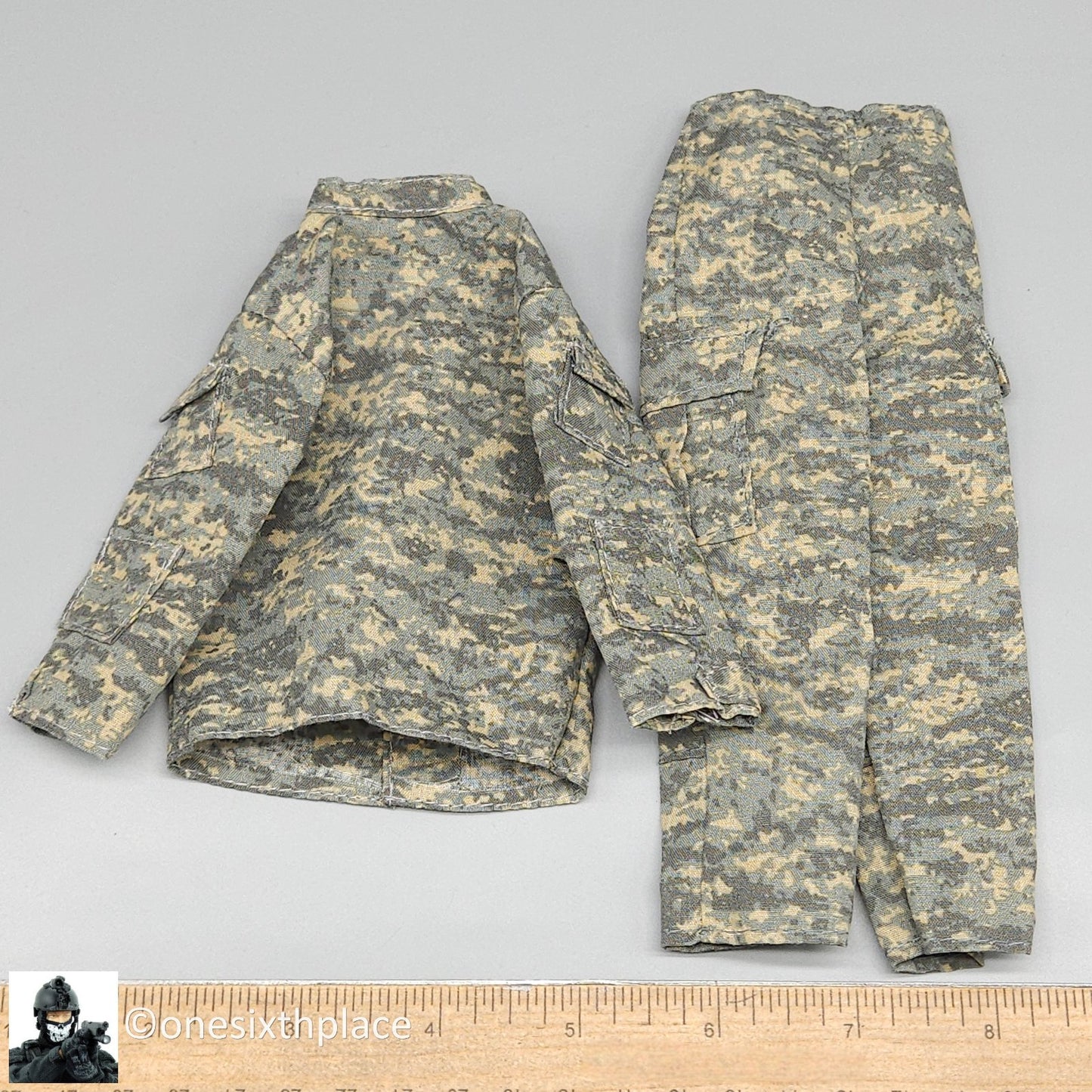 1:6 scale M&C Toys US Army ACU Camo Uniform for 12" Figures