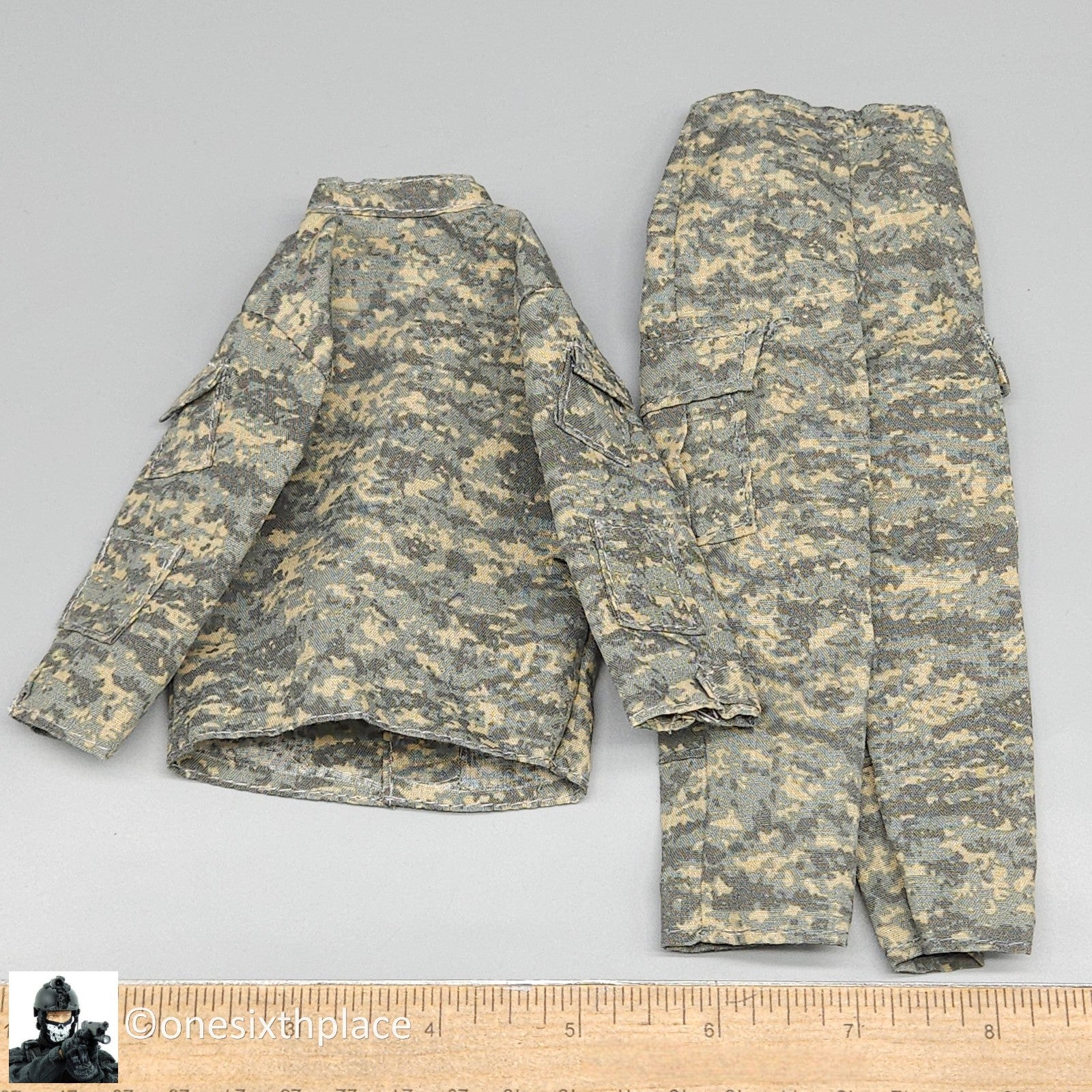1:6 scale M&C Toys US Army ACU Camo Uniform for 12" Figures