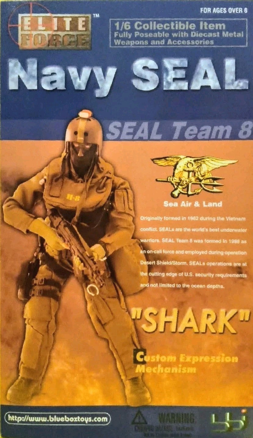 1:6 scale BBI SEAL Team 8 Shark Gas Mask Bag Pouch for 12" Figures
