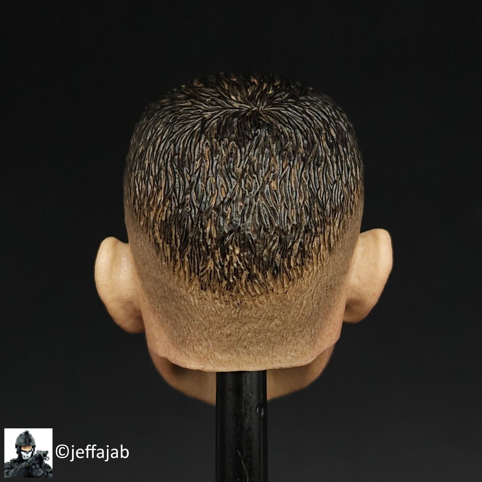 1:6 scale DJ Custom Forrest Gump in Vietnam Male Head Sculpt for 12" Figures