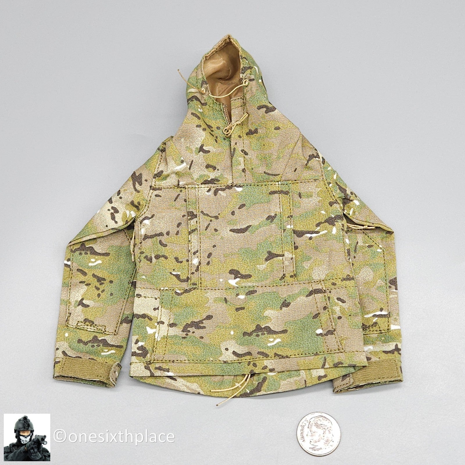 1:6 scale Easy & Simple Coalition Forces British SAS Multicam Jacket 12" Figures