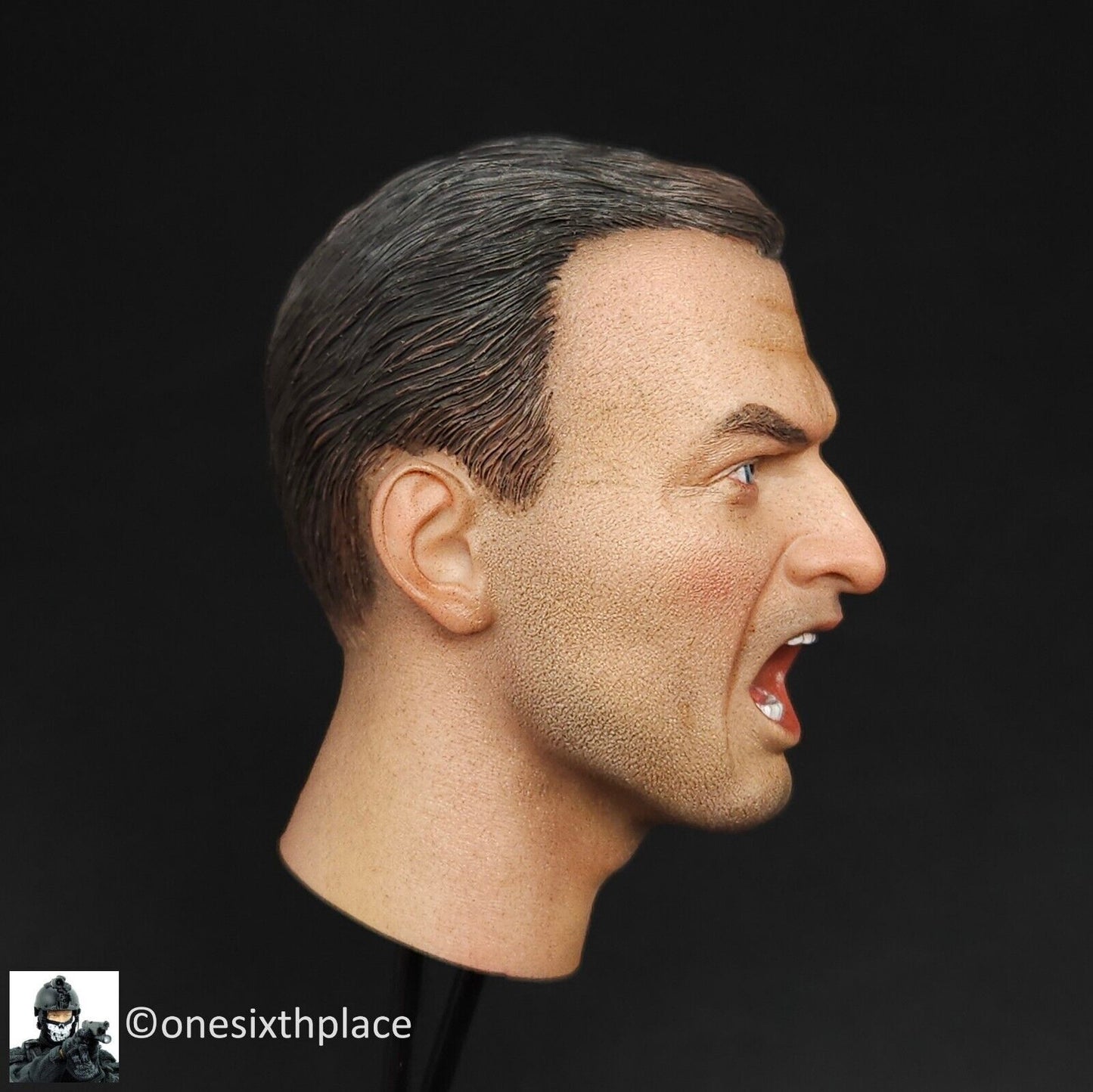 1:6 Scale DID WWII German Military Policeman Richard Male Head Sculpt