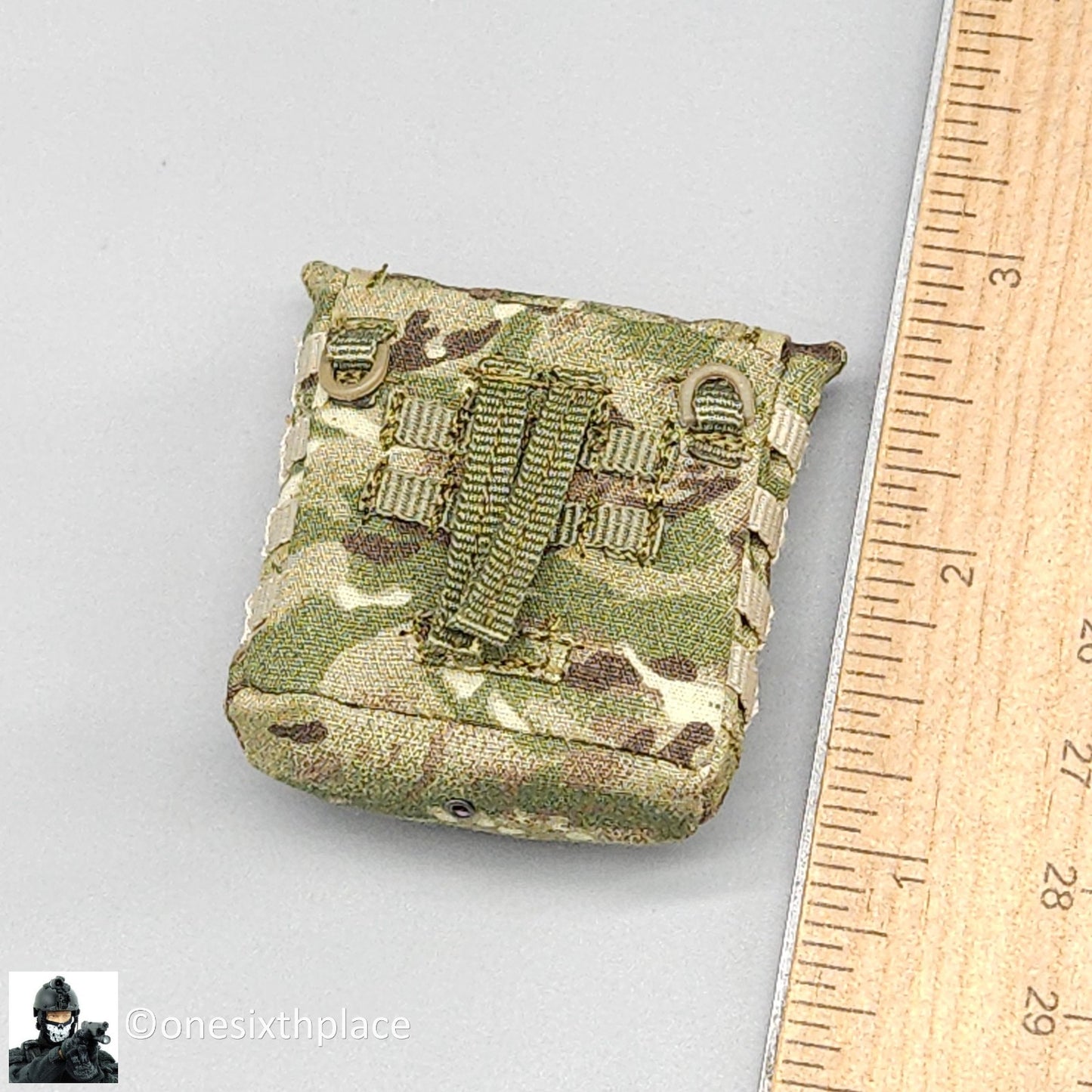 1:6 scale Easy & Simple Russian ALPHA Team Leader Multicam Gas Mask Bag