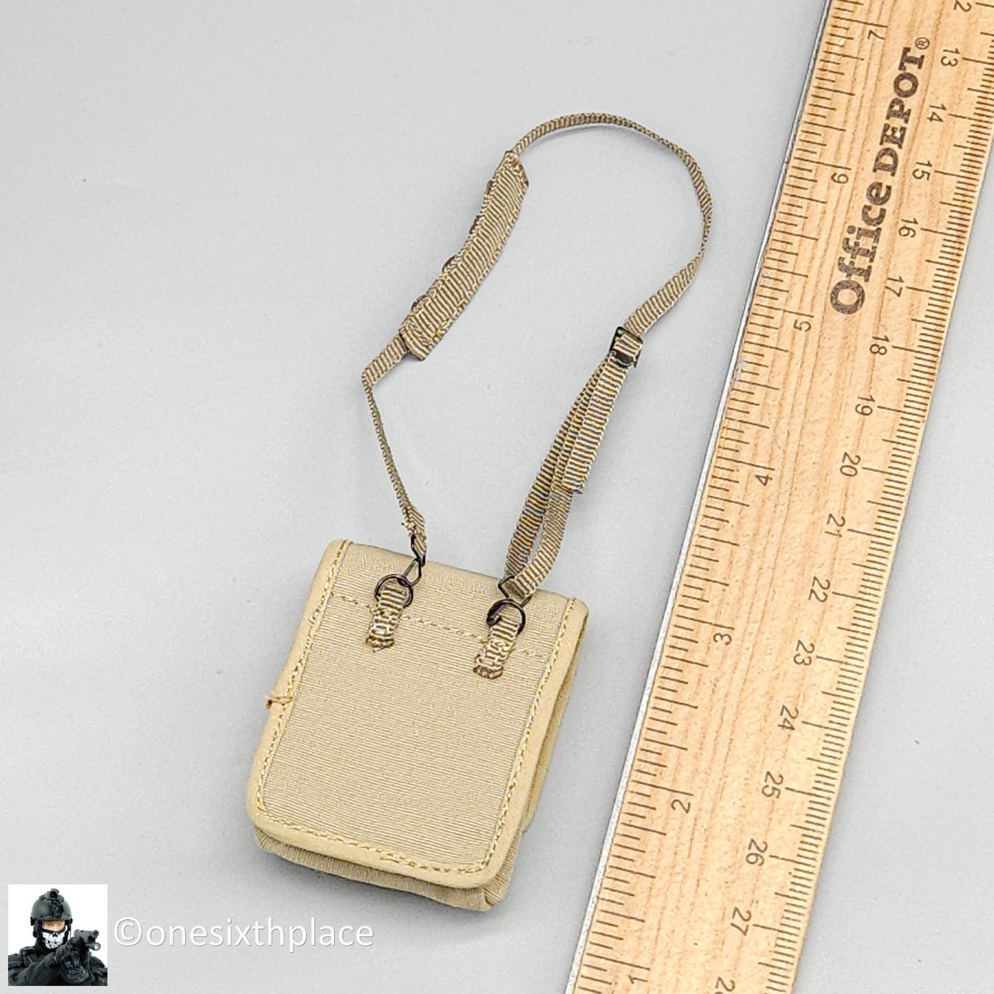 1:6 Facepool WWII USMC Snafu Map Case Pouch for 12" Figures