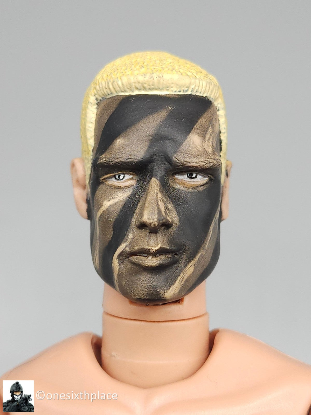 1:6 scale BBI SEAL Team 8 Shark Male G1 Body w/ Camo Head Sculpt for 12" Figures