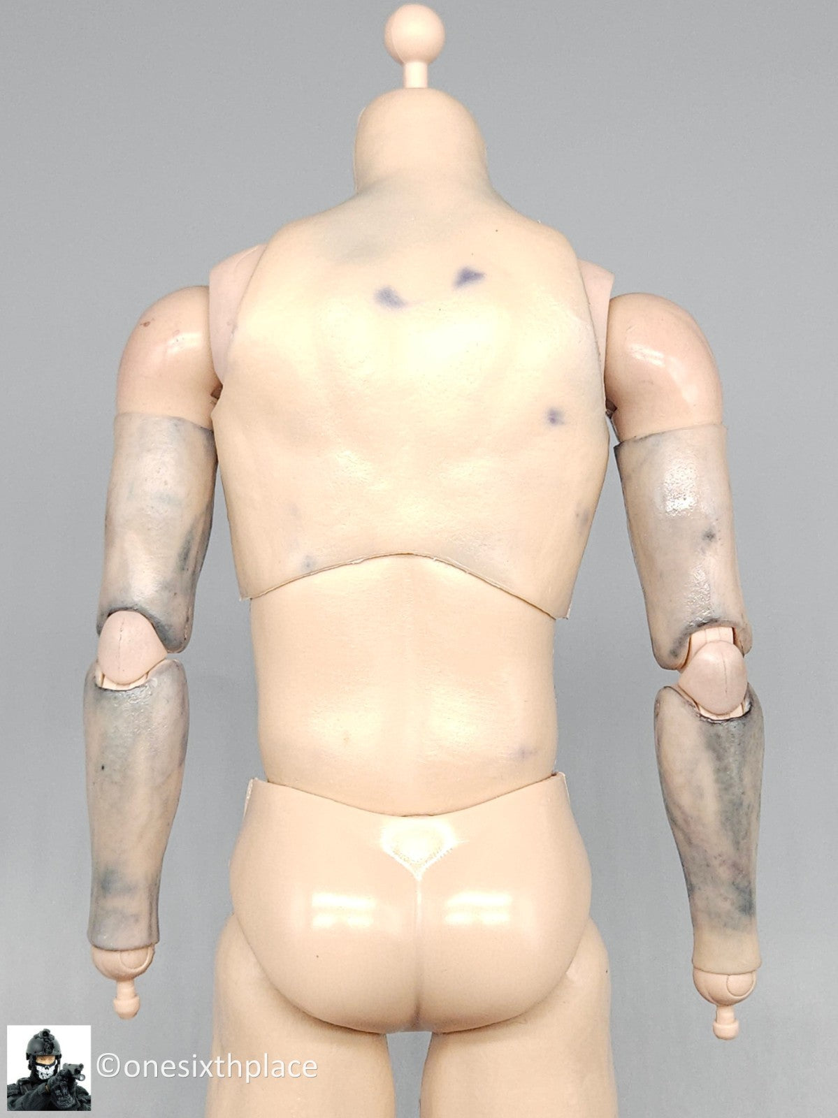 1:6 scale Kings Toys Male Nude Body USED READ NOTES for 12" Figures