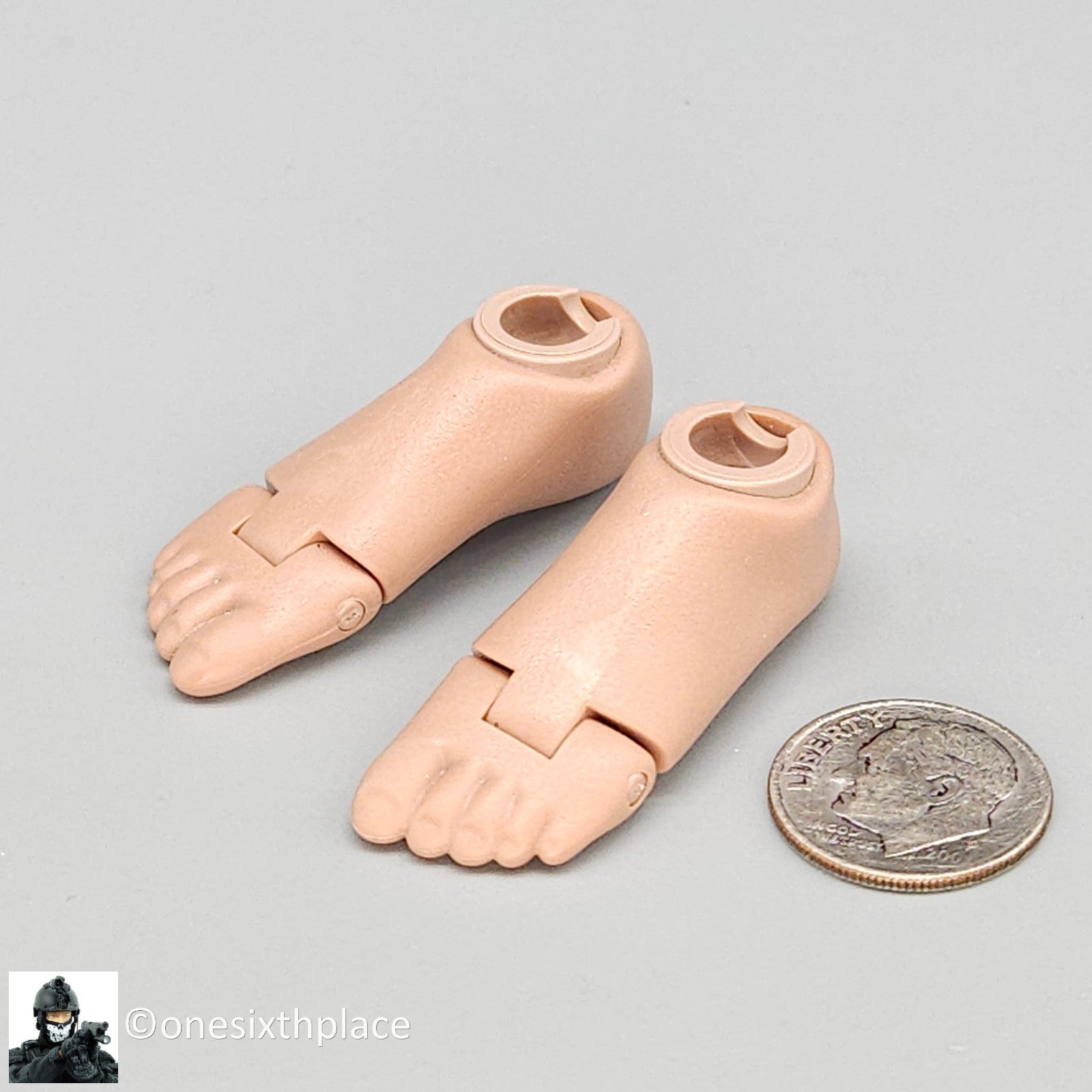 1:6 scale Soldier Story 6.0 Body Male Nude Feet for 12" Figures