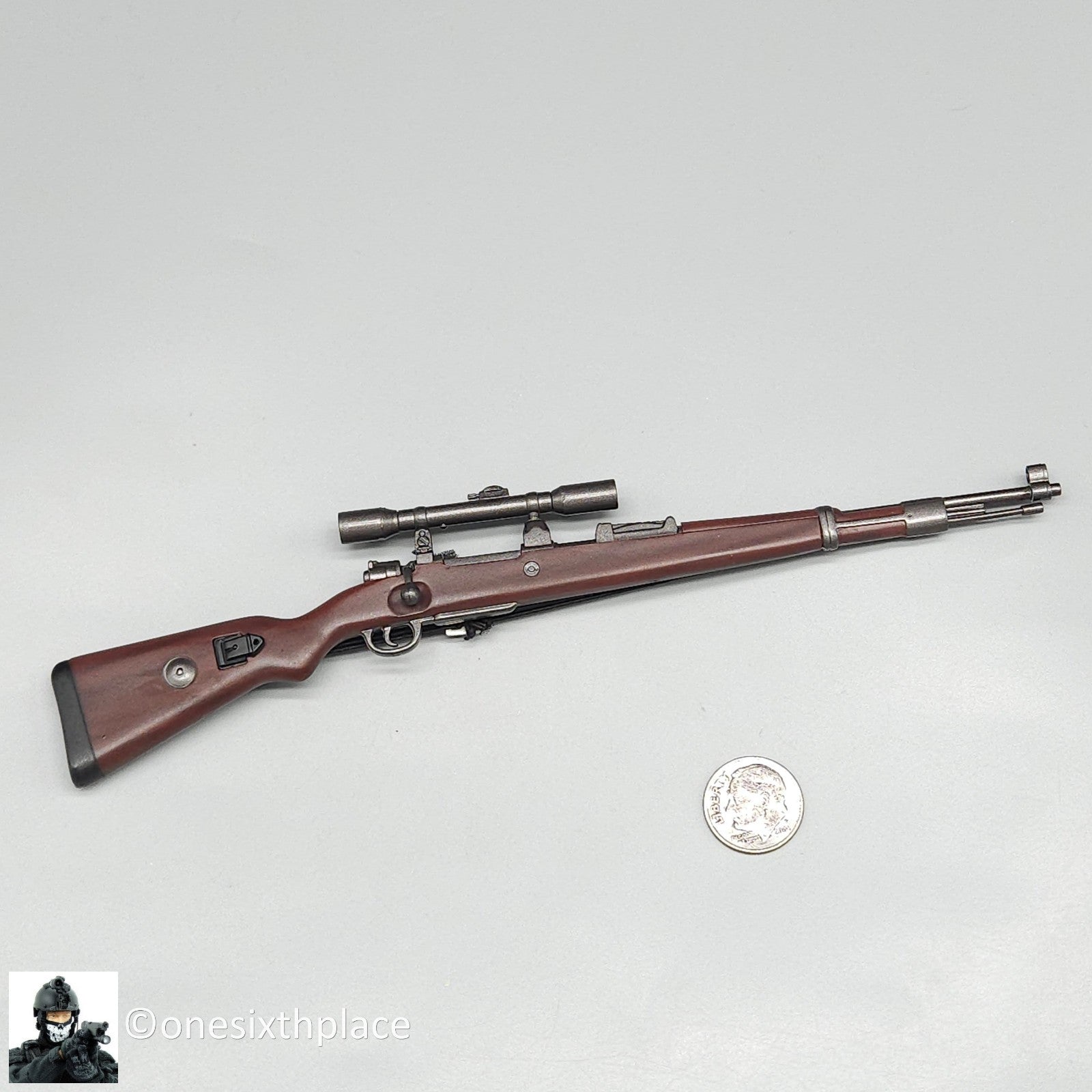 1:6 Dragon WWII German Major Kater 98K Sniper Rifle w/ Scope for 12" Figures