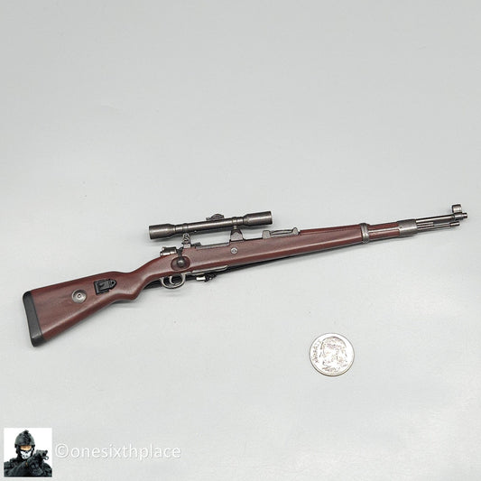 1:6 Dragon WWII German Major Kater 98K Sniper Rifle w/ Scope for 12" Figures