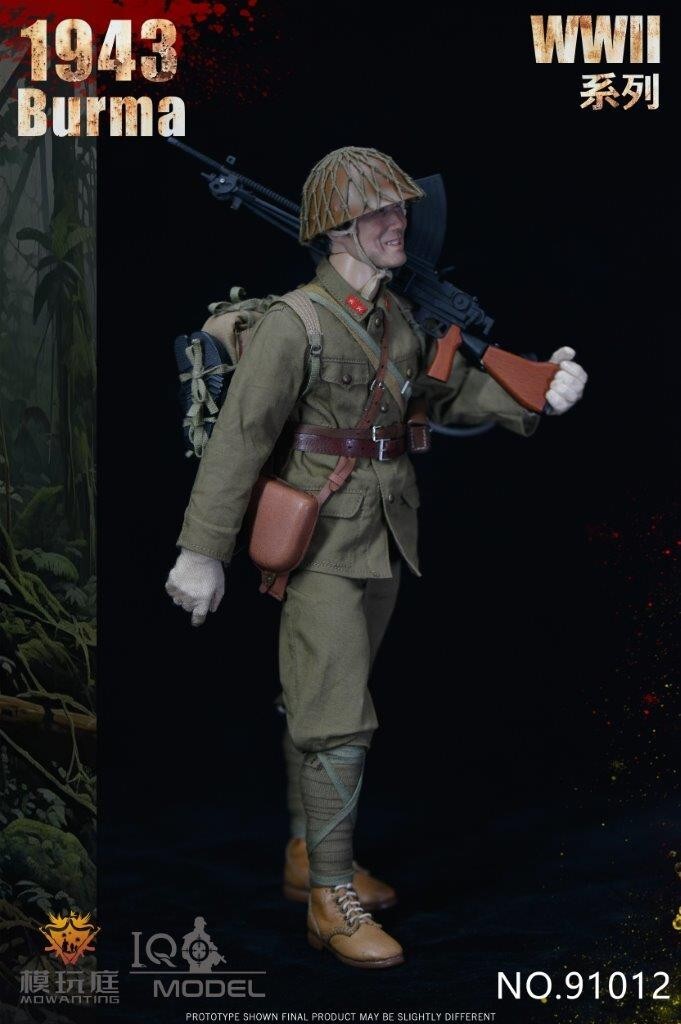 1:6 scale IQO Model WWII Japanese 1943 Burma 12" Figure 91012