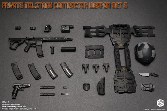 1:6 Easy & Simple Private Military Contractor Weapon Set E Ver. C for 12" Figure