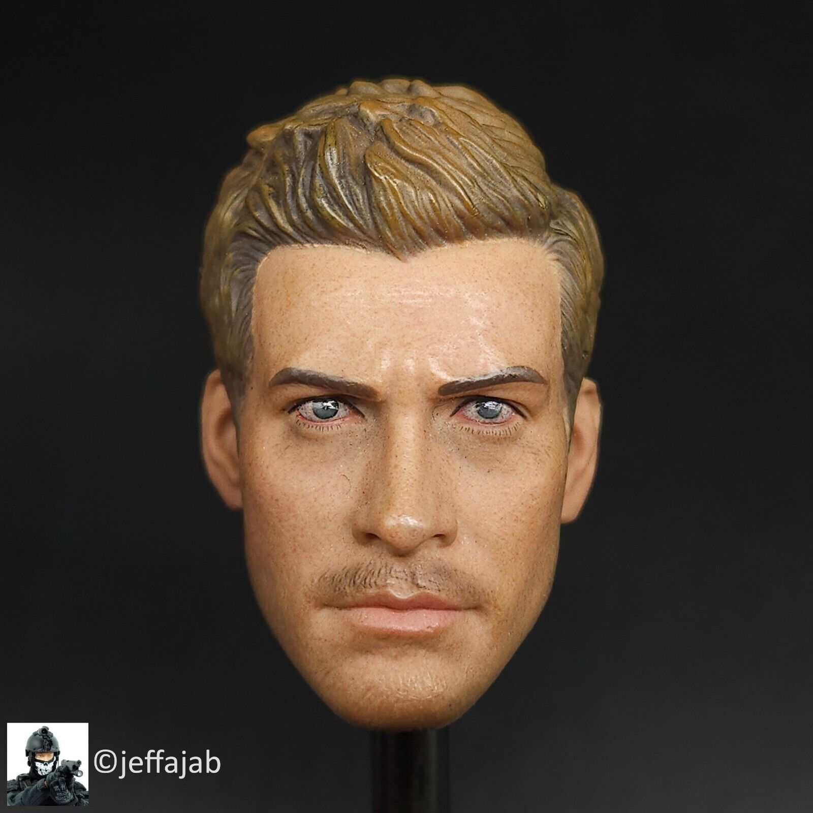 1:6 scale Hot Toys TrueType Jake Gyllenhaal Male Head Sculpt 12" Figures