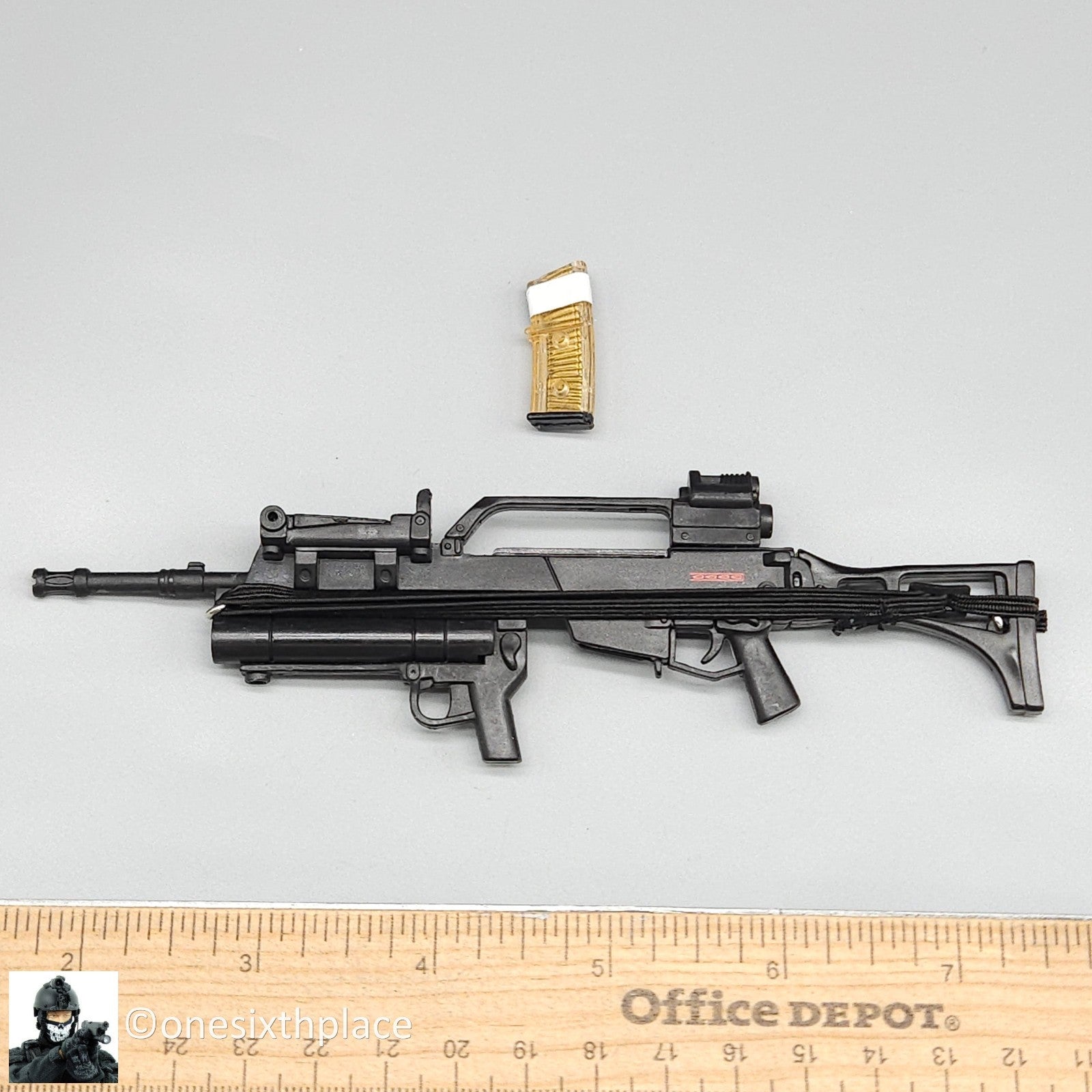 1:6 scale Hasbro G36 Rifle w/ Grenade Launcher for 12" Figures