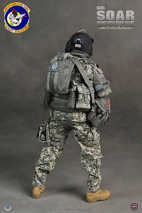 1:6 Soldier Story 160th SOAR Helicopter Pilot Hydration Backpack for 12" Figures