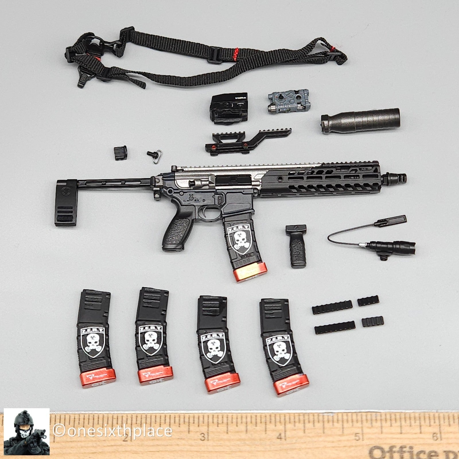 1:1 scale Easy & Simple ZERT Super Death Squad One Way Ticket MCX Rifle Set