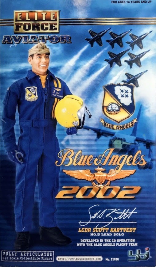 1:6 scale BBI Blue Angels Pilot Rob G1 Male Head Sculpt for 12" Figures
