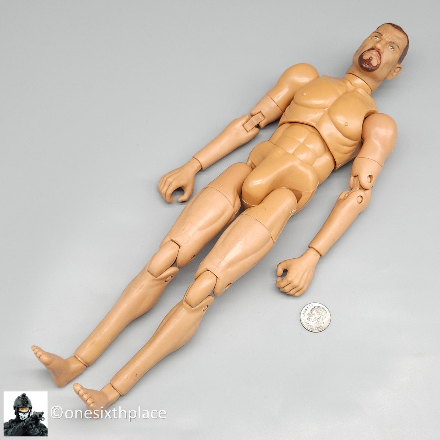 1:6 scale Ultimate Soldier Vietnam SEAL M60 Gunner Male Nude Body 12" Figure