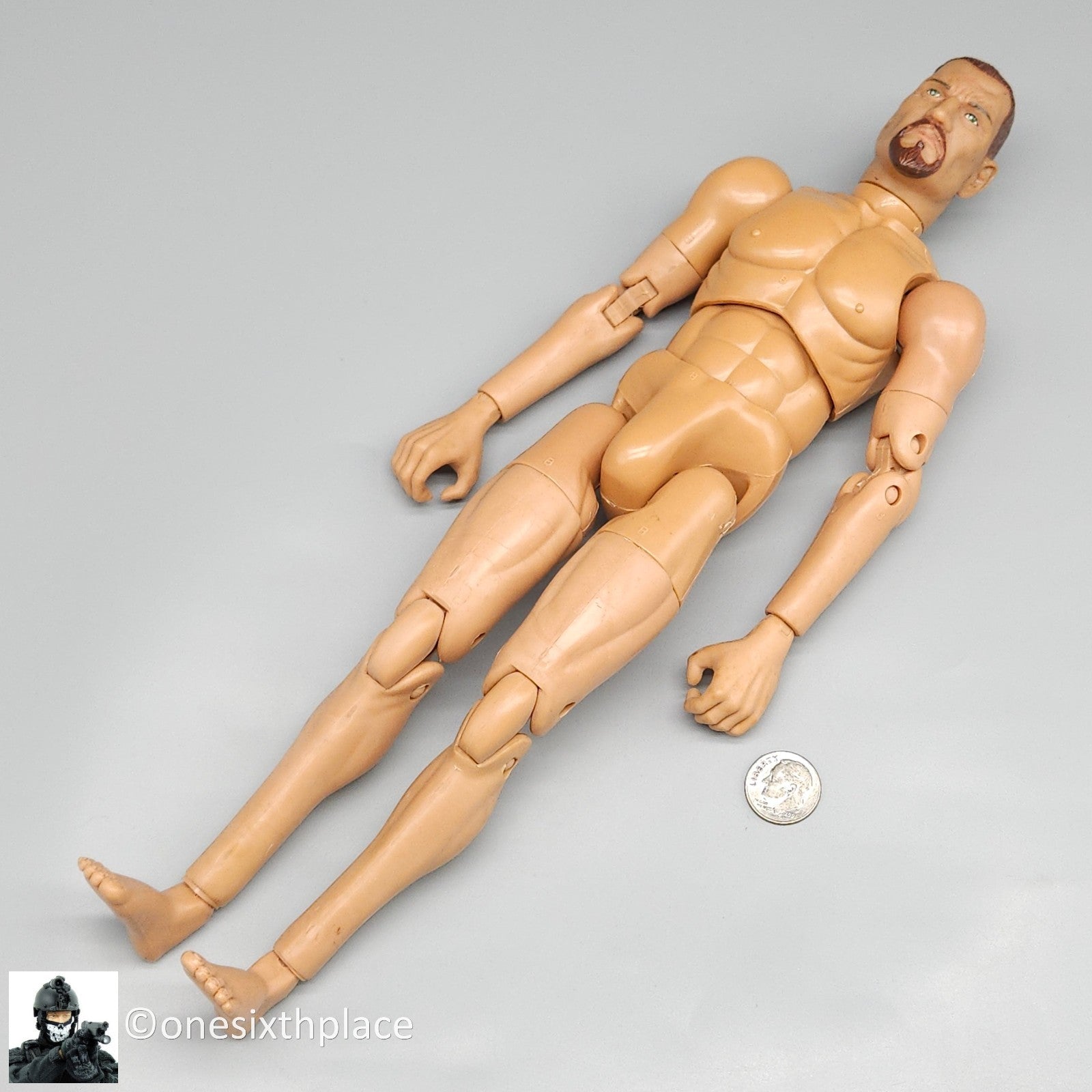 1:6 scale Ultimate Soldier Vietnam SEAL M60 Gunner Male Nude Body 12" Figure