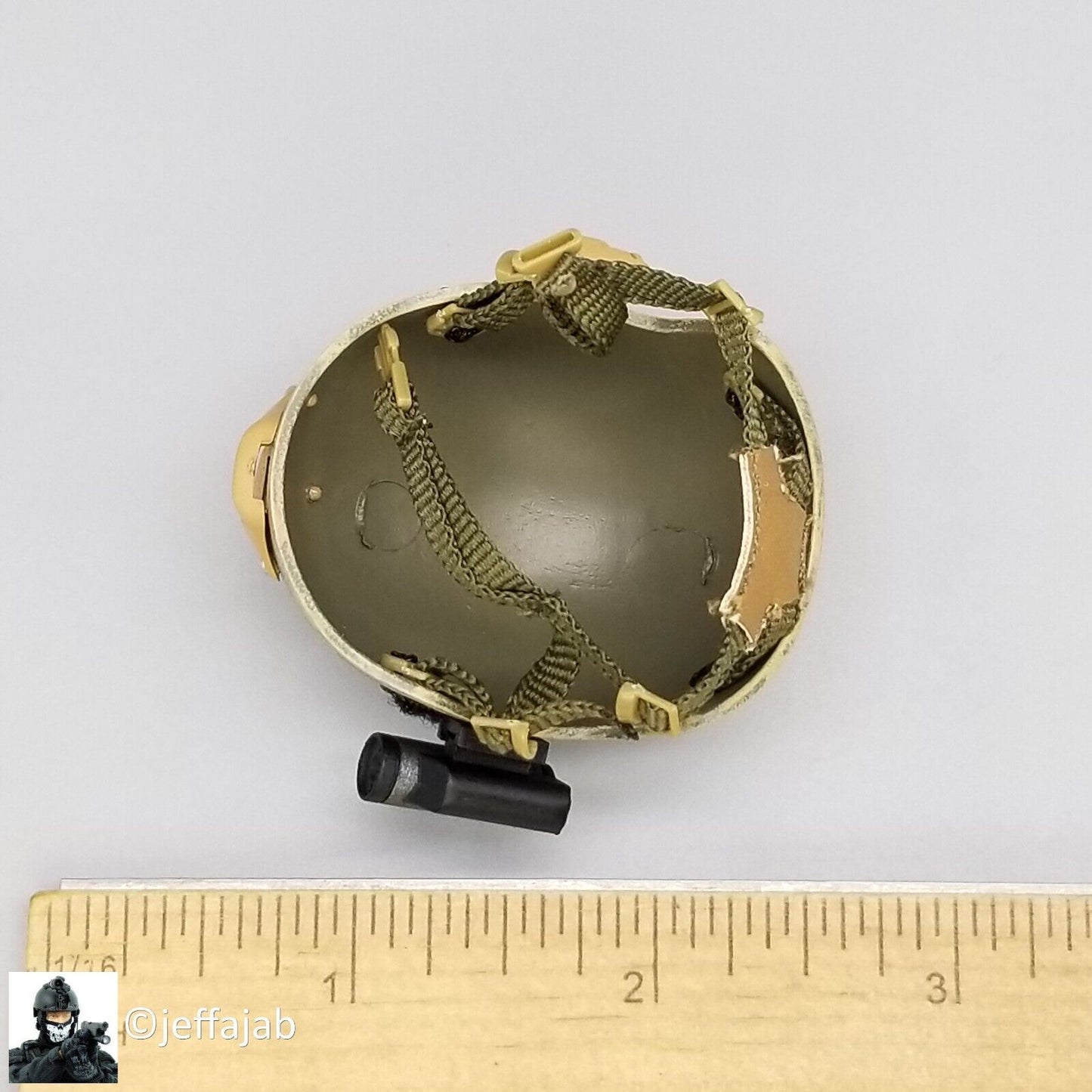 1:6 King's Toy USMC SRT Green MICH Helmet for 12" Figures