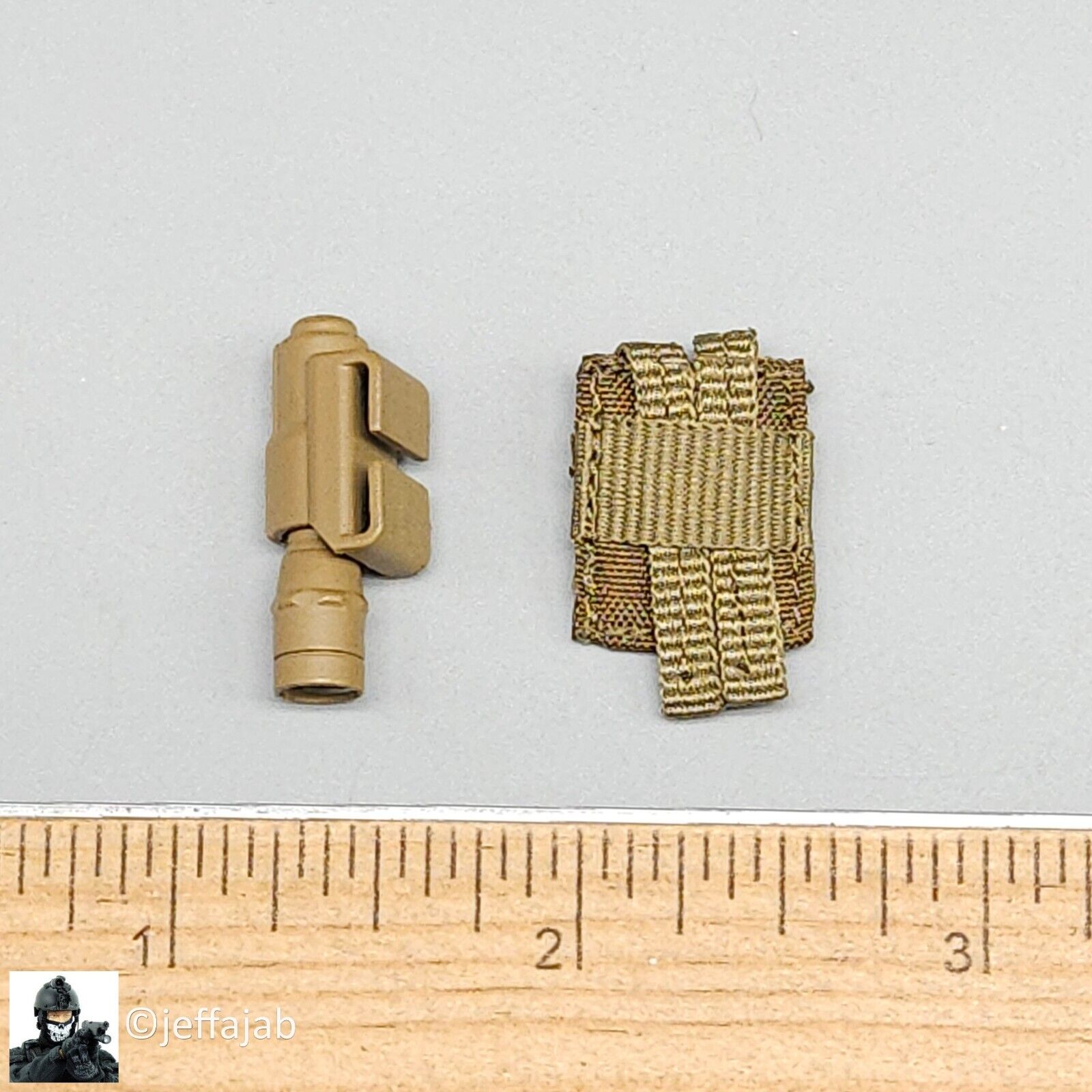 1:6 scale Easy & Simple USMC 26th MEU Tactical Flashlight for 12" Figures