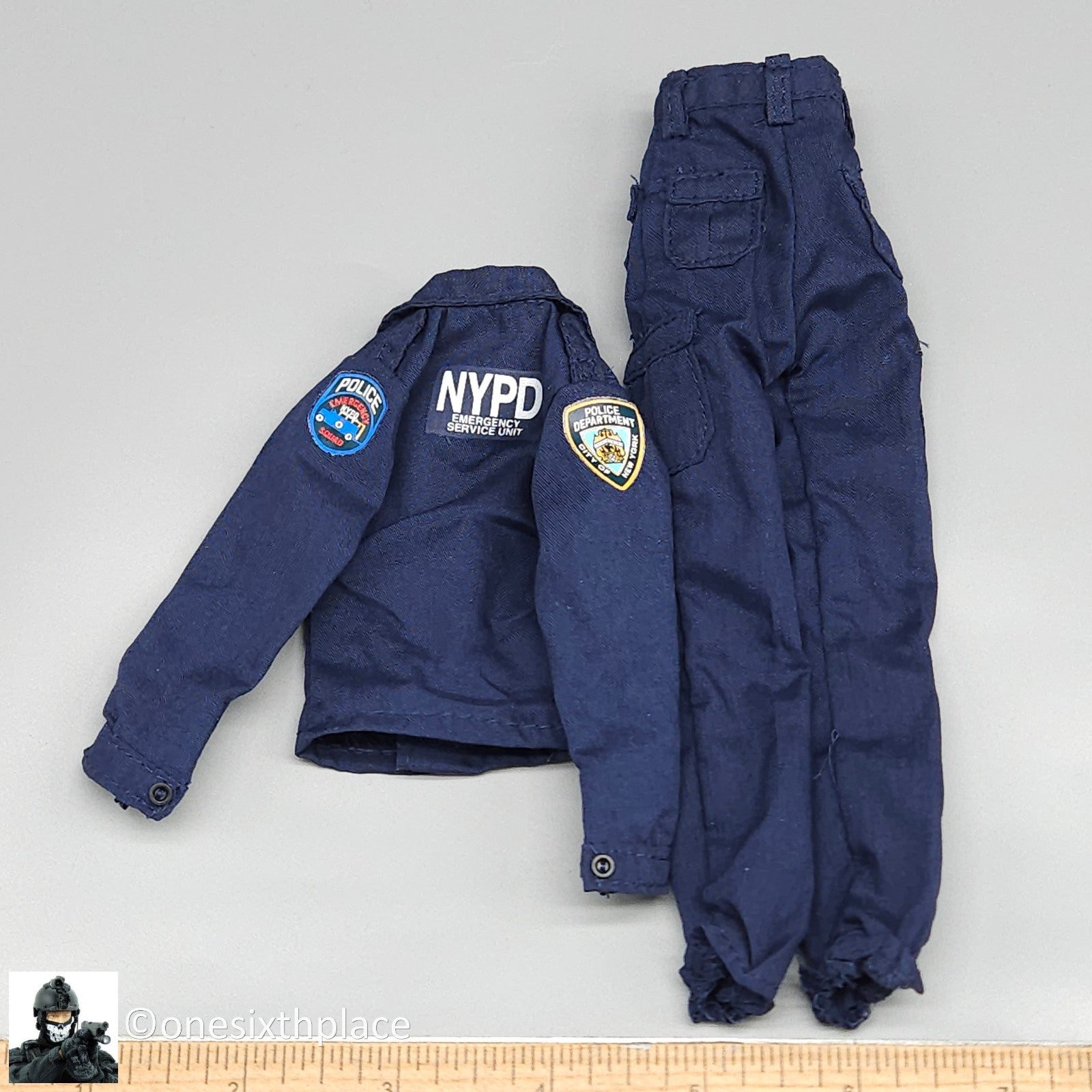 1:6 scale Dragon NYPD ESU Sniper Winona Female Uniform for 12" Figures