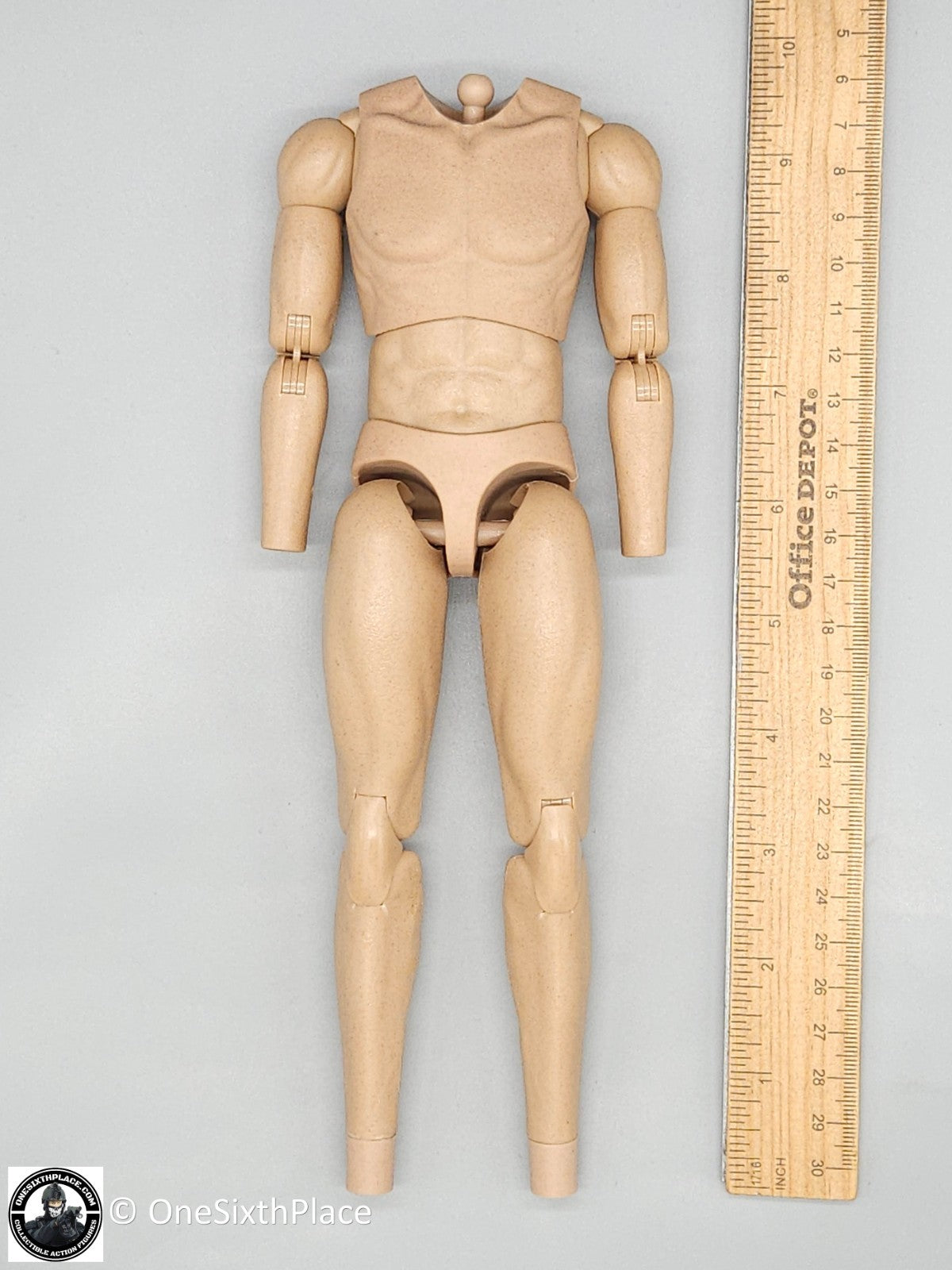 1:6 Easy & Simple Buddy 2.0 Male Nude Body (No Ankle Pegs) for 12" Figures