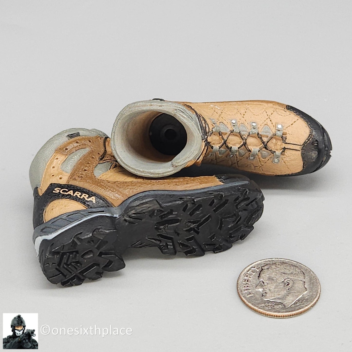 1:6 scale Soldier Story 75th Ranger Kailash Boots (Peg Type) for 12" Figures