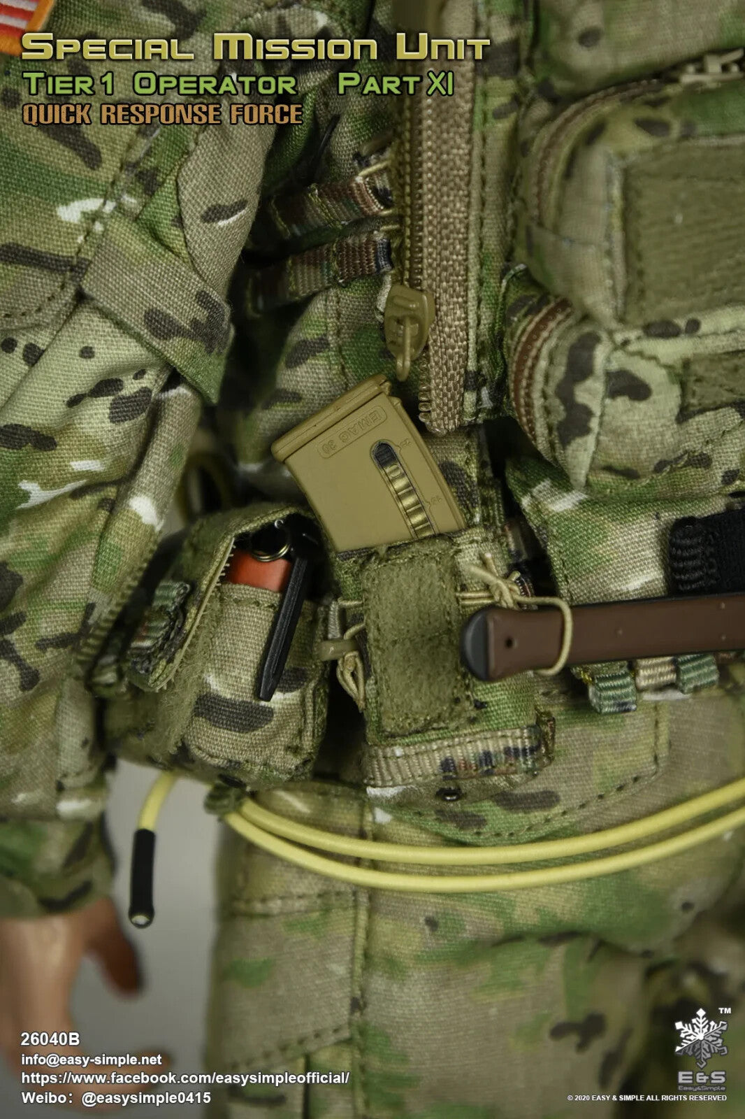 1:6 Easy & Simple Quick Response Force Retention Rope Lanyard for 12" Figures