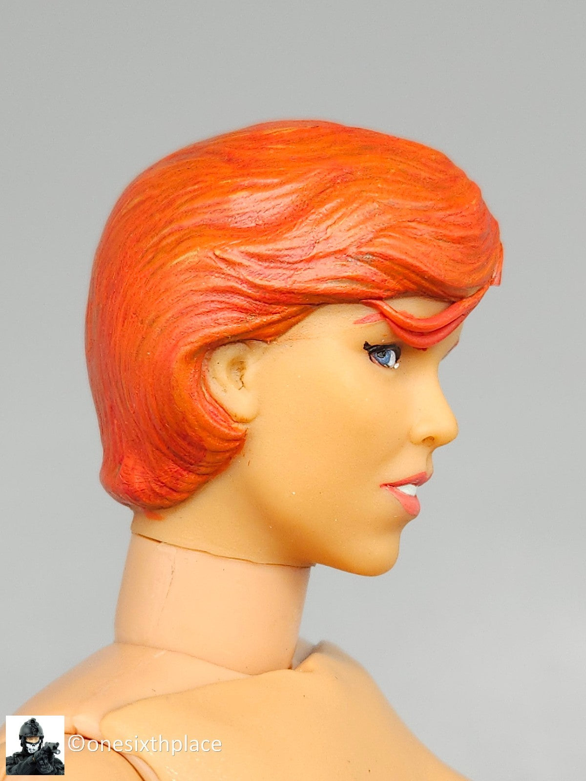 1:6 Mike T Cherry Custom GI Jane Female Body with Enhanced Bust Hair & Makeup
