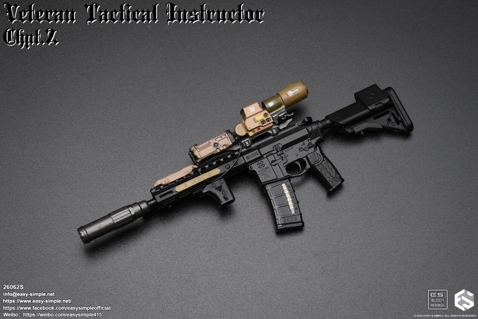 1:6 Easy & Simple Veteran Tactical Instructor Chapter II Special N4 Rifle Set