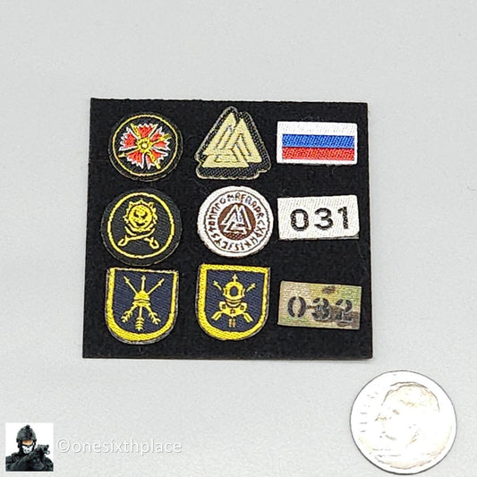 1:6 Easy & Simple Russian 561st Emergency Rescue Syria 2018 Patches Set
