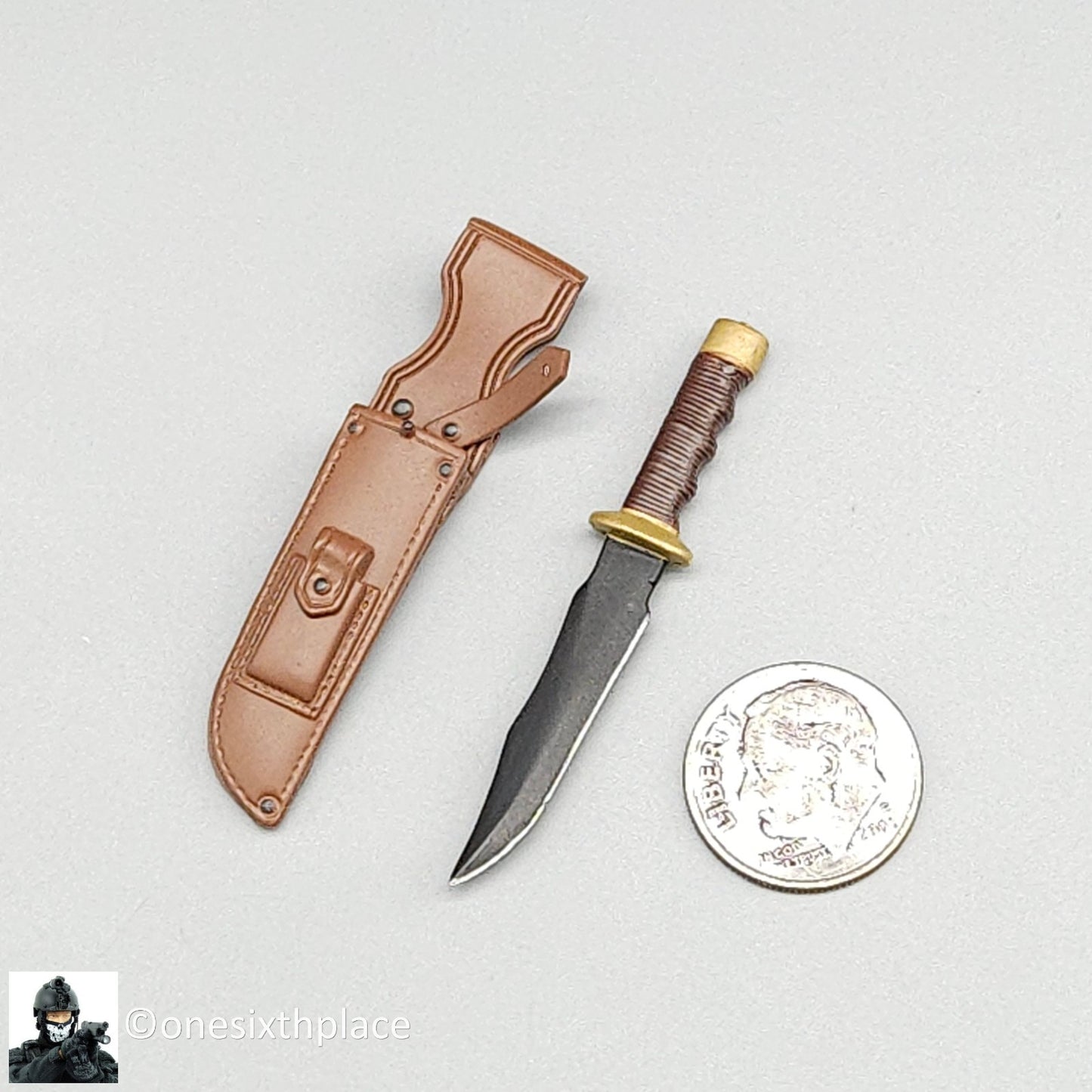 1:6 scale Dragon Vietnam Green Beret Mike Survival Knife for 12" Figures