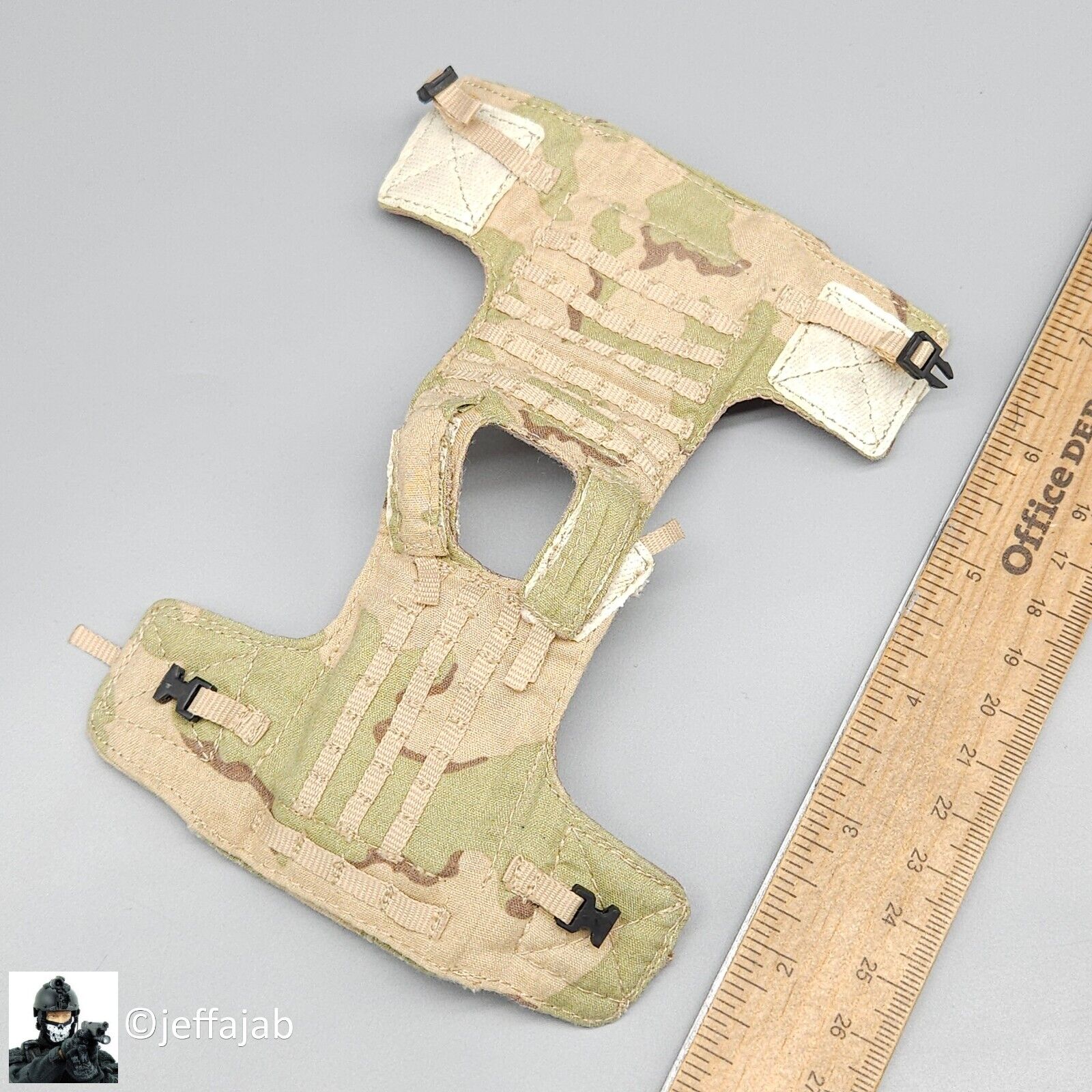1:6 scale BBI Desert Camo SPEAR Body Armor Vest for 12" Figures SEAL ARMY USMC