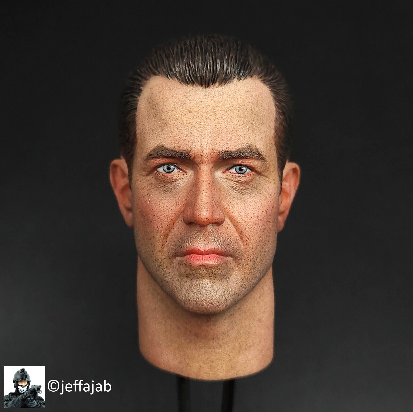 1:6 scale DiD Vietnam War US Army Lt Col Moore Male Head Sculpt