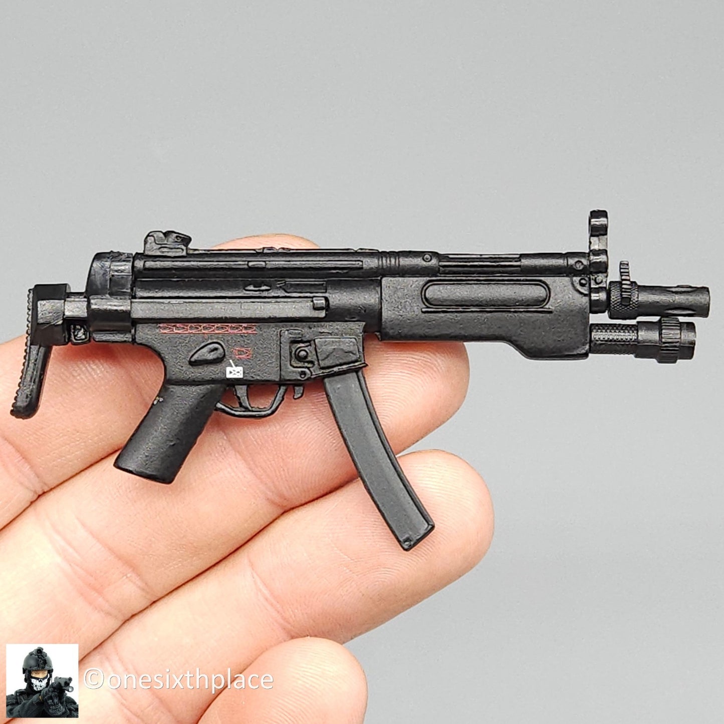 1:6 scale BBI Metal MP5 Submachine Gun (No Sling) for 12" Figures