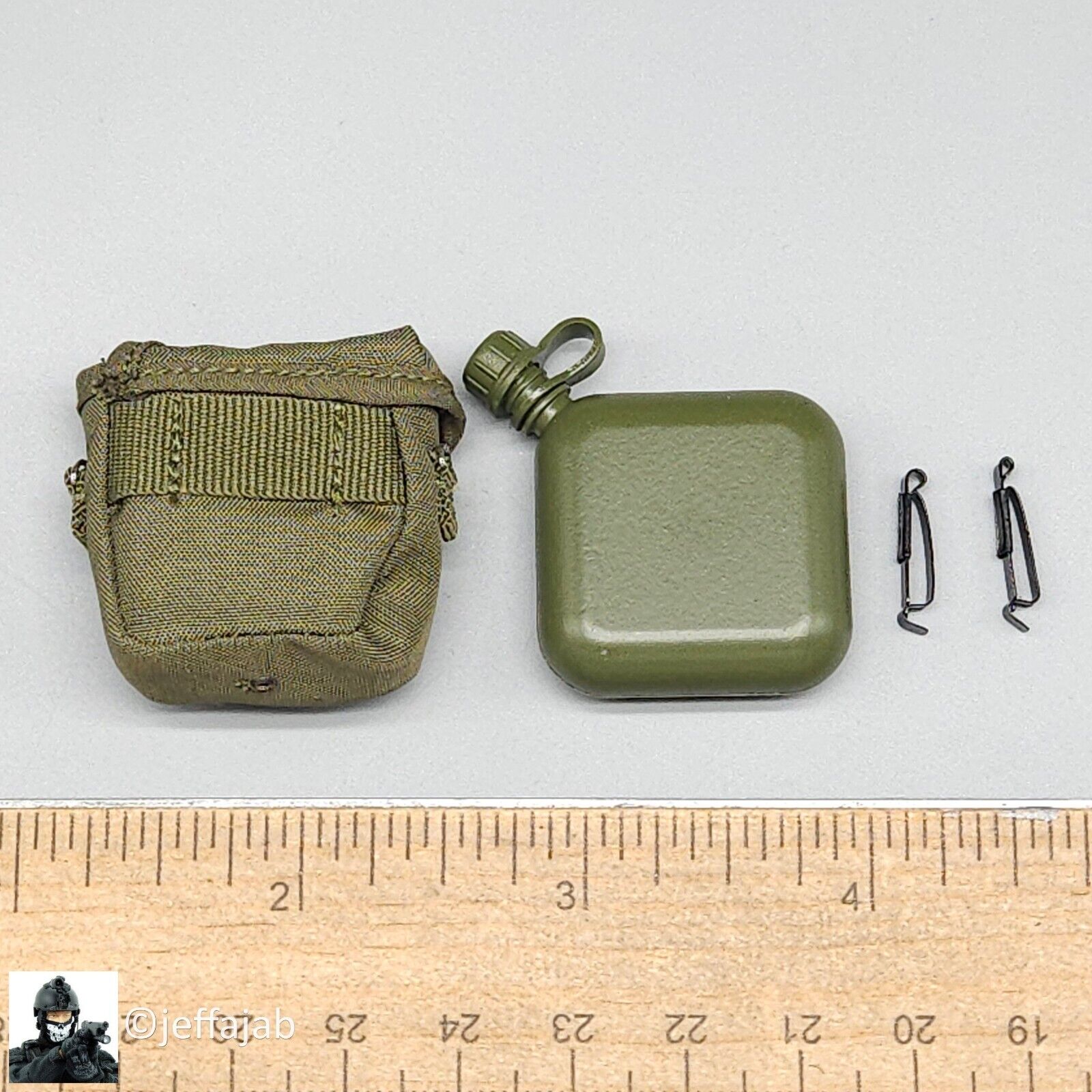 1:6 Ujindou Vietnam 173rd Airborne LRRP 2 Quart Canteen for 12" Figures