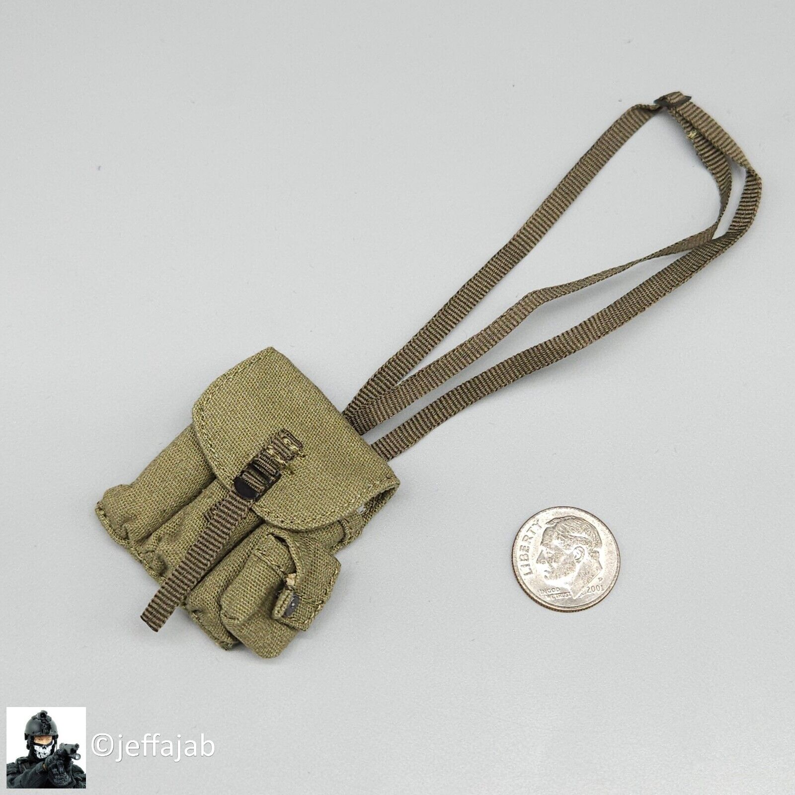 1:6 Ujindou Vietnam MACV-SOG Recon Team CISO Sterile Mag Pouch for 12" Figures