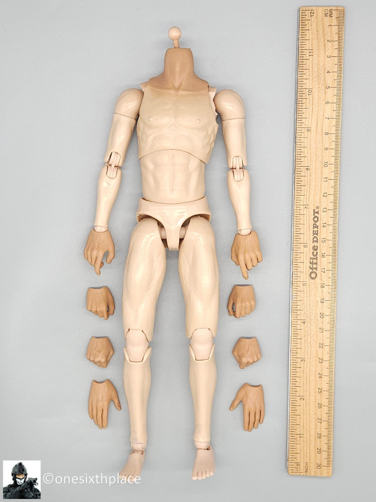 1:6 scale Flagset Serbia Sniper Goslavia Male Nude Body for !2" Figures