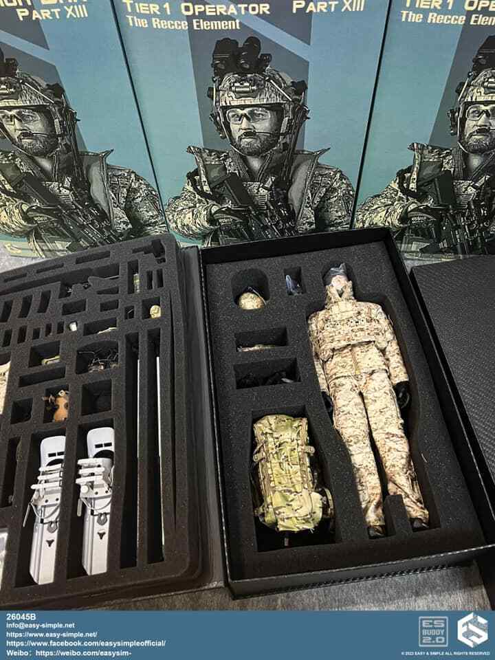 1:6 Easy & Simple SMU Tier 1 Operator Pt XIII Recce Element B 12" Figure 26045B