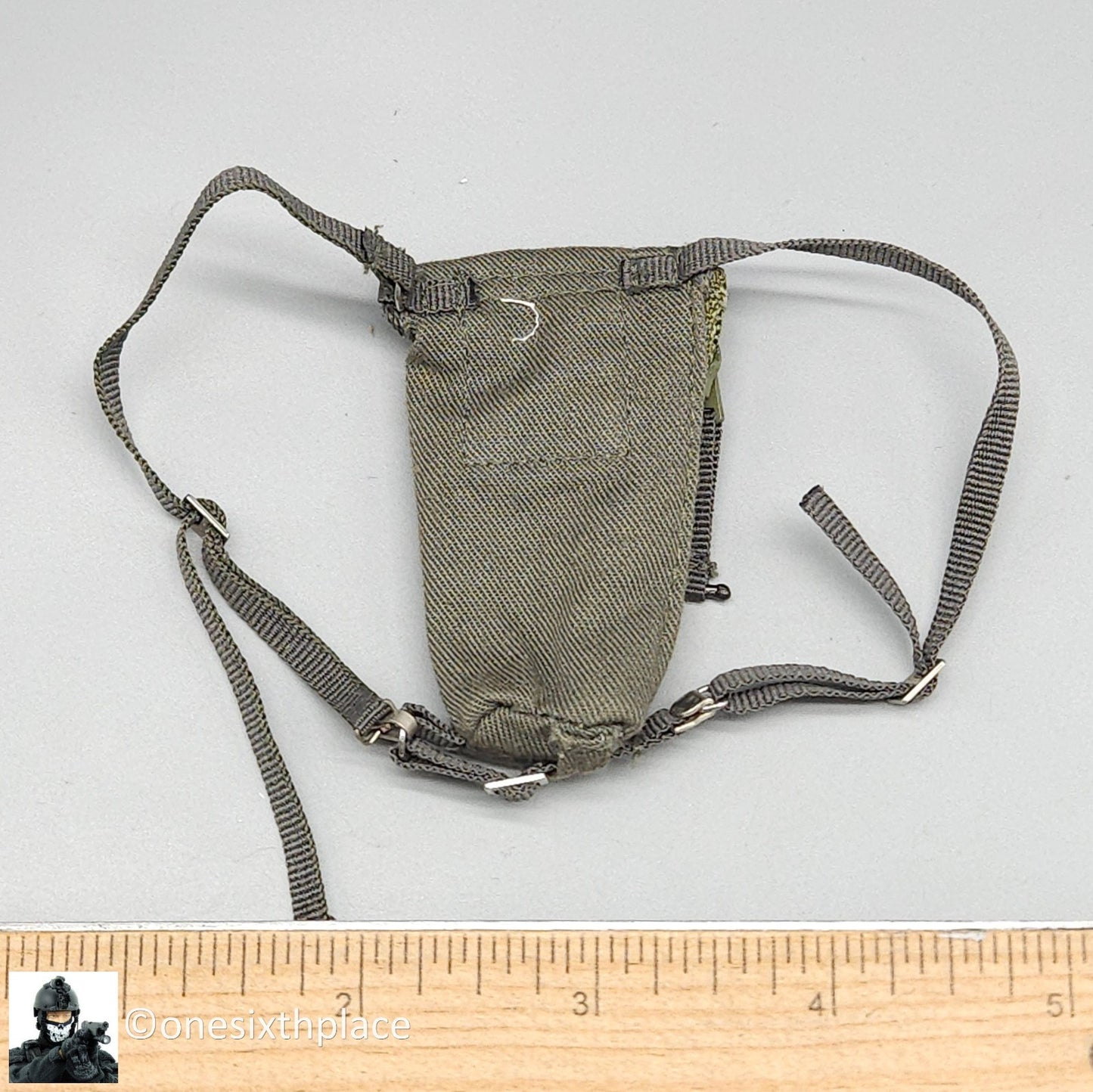 1:6 Dragon WWII German Fallschirmjager Pieter Gas Mask Bag for 12" Figures