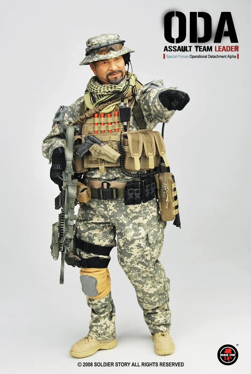 1:6 Soldier Story SF ODA Assault Team Leader Tan Dump Pouch for 12" Figures